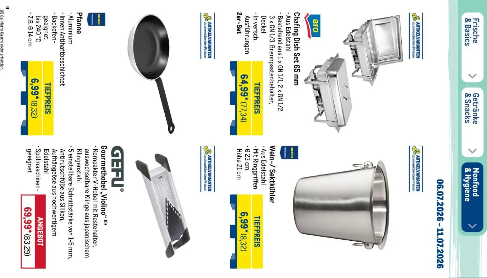 Metro Prospekt – gültig ab 06.07.2026 | Seite: 40 | Produkte: Backofen