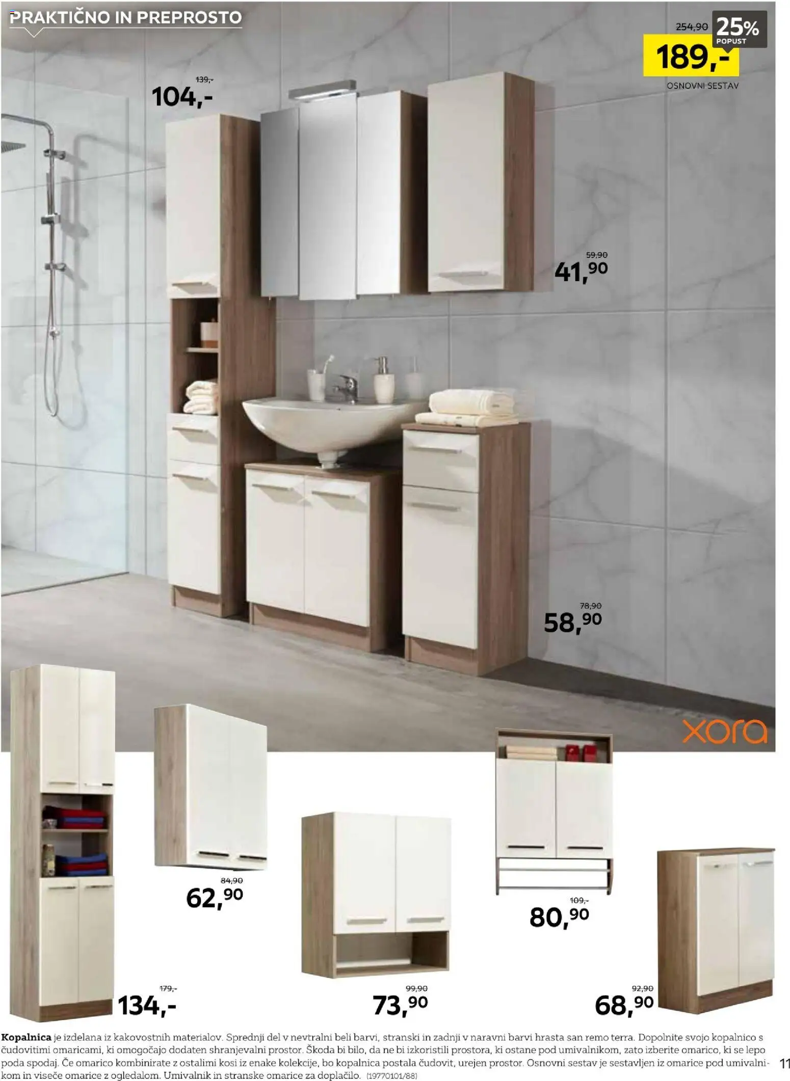 Novi XXXL Lesnina katalog ponudbe – veljaven od 14.09.2026 | Stran: 11 | Izdelki: Umivalnik