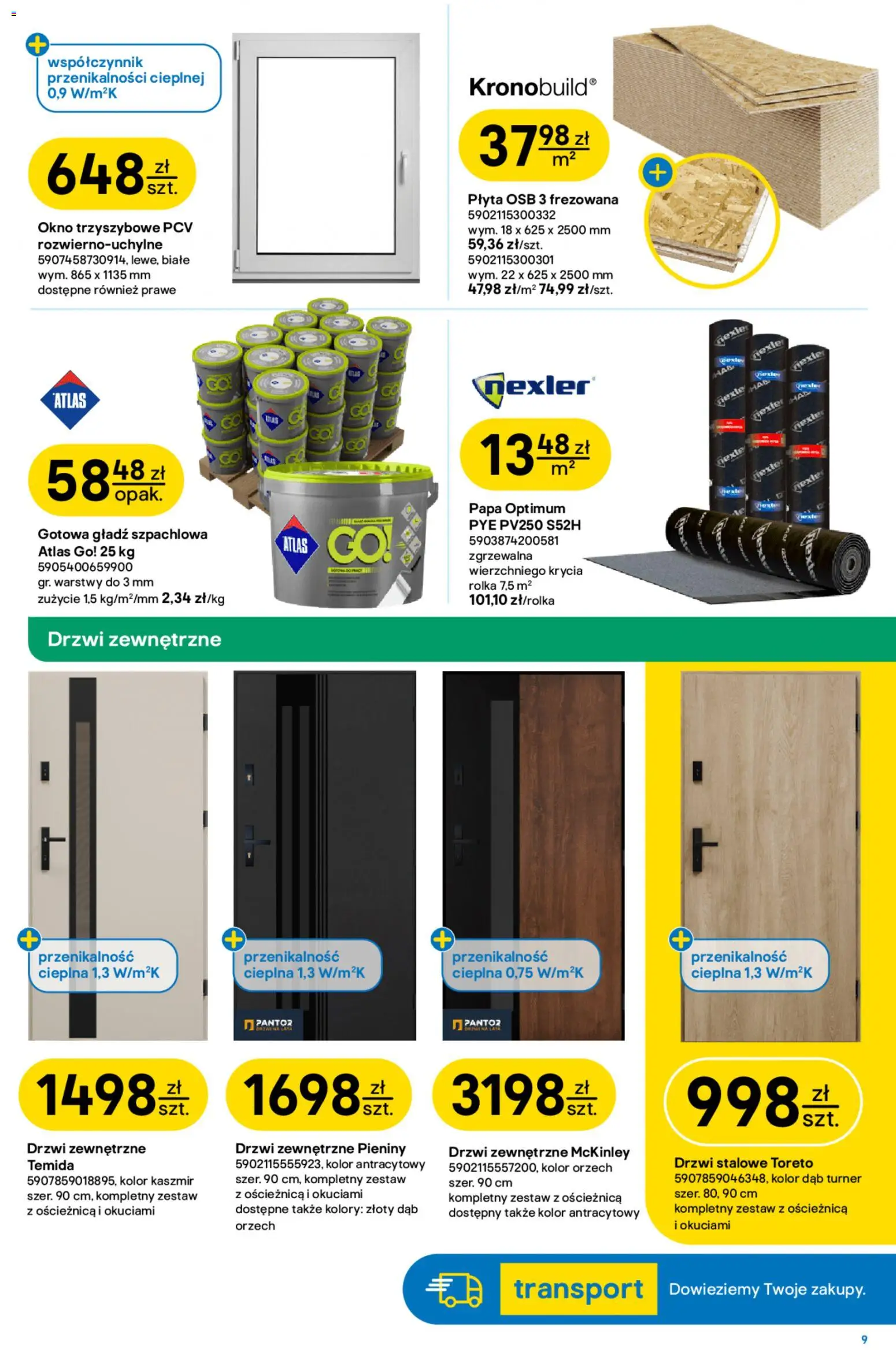 Castorama gazetka od 30.09.2026 | Strona: 9 | Produkty: Drzwi