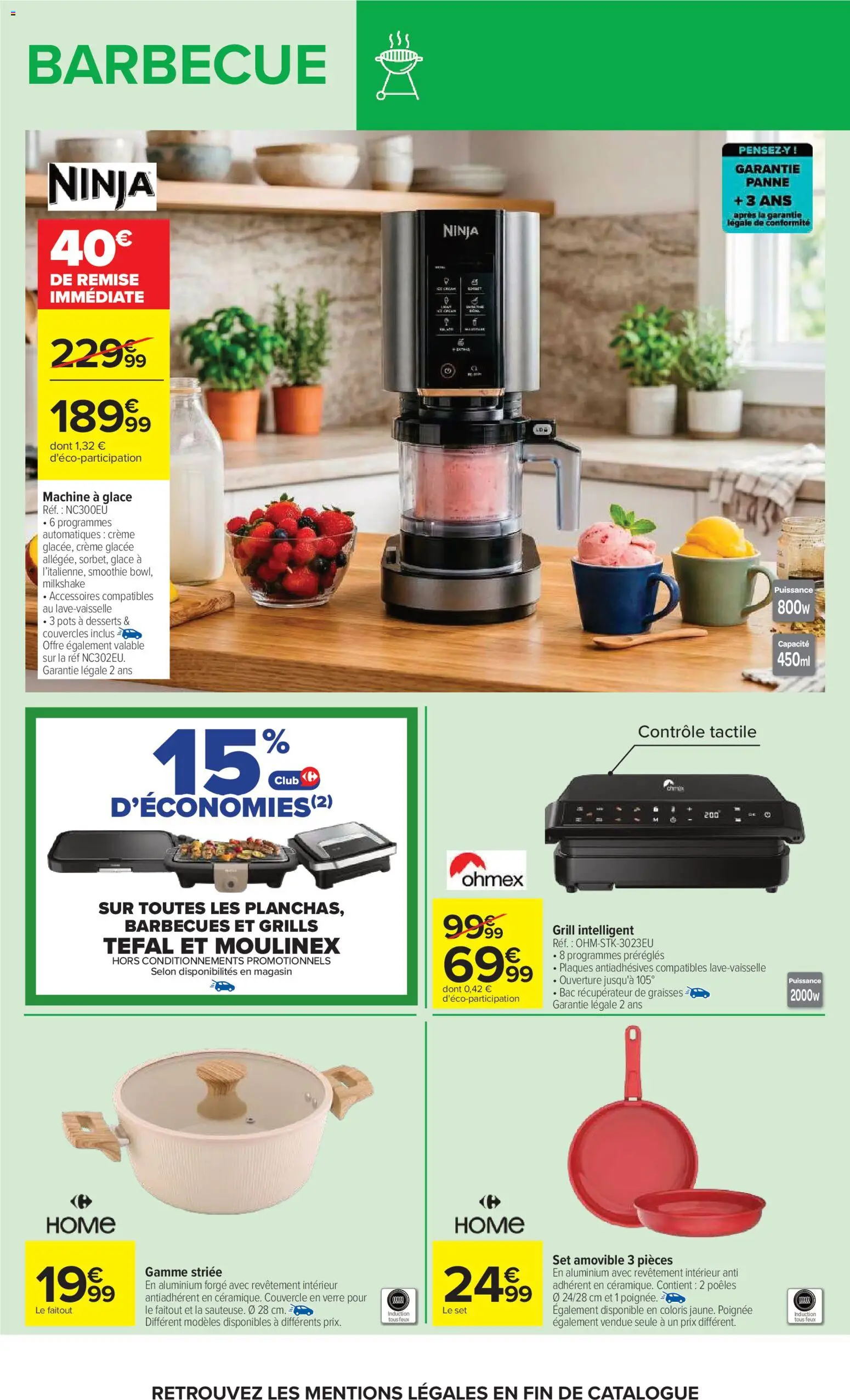 {H1} | Page: 30 | Produits: Machine à glace, Barbecue, Grill, Crème