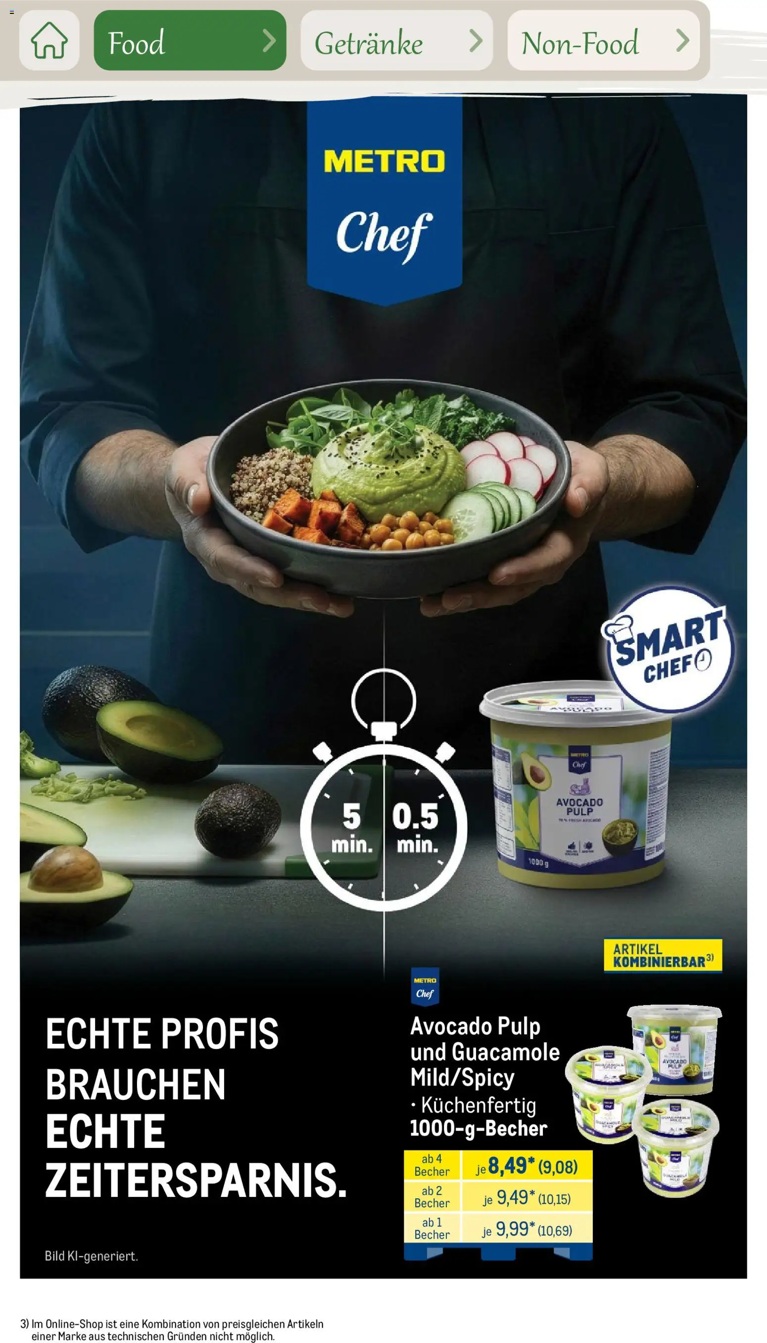 Metro Saisonkatalog Outdoor Dining – gültig ab 01.06.2026 | Seite: 23 | Produkte: Avocado