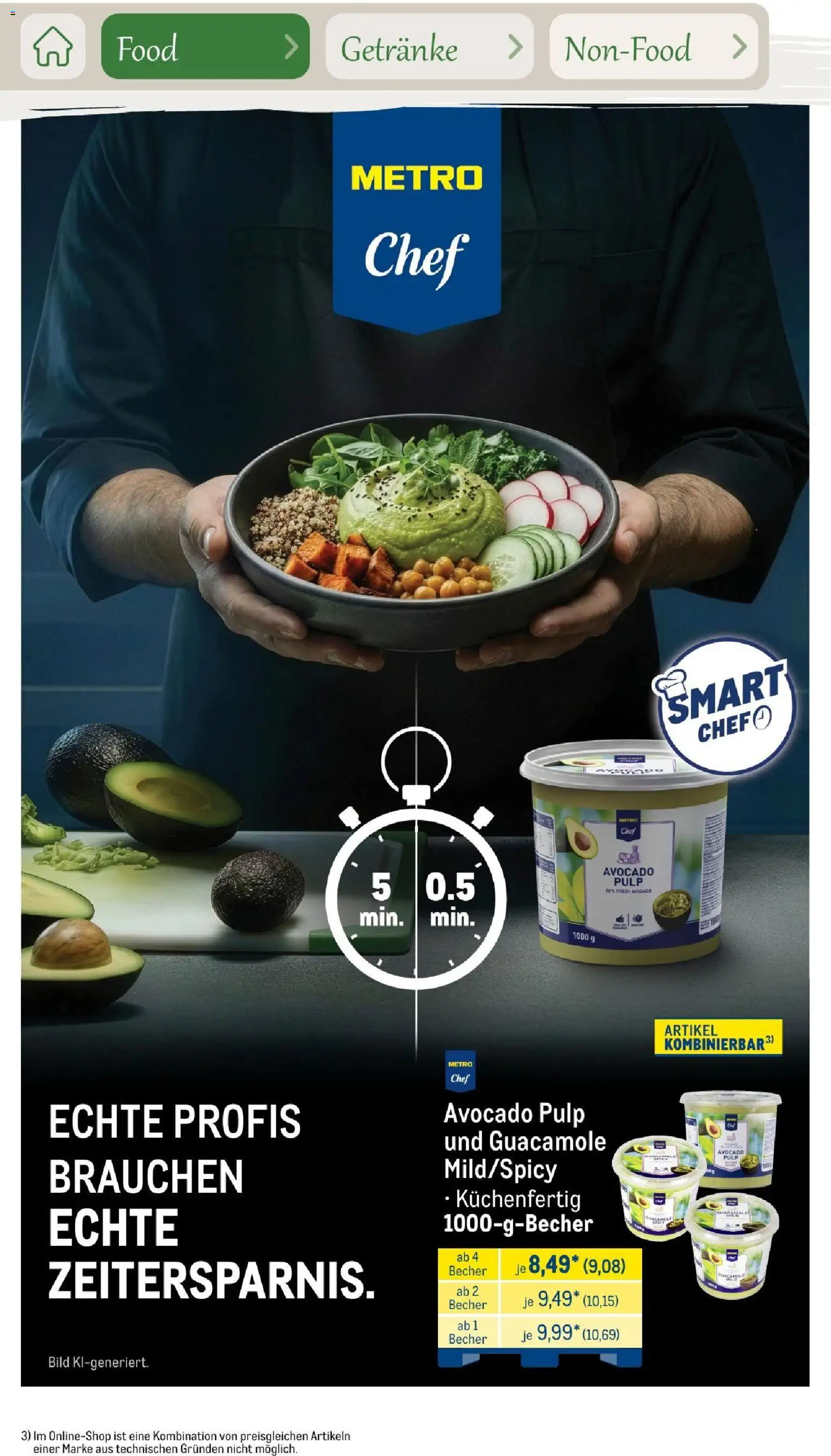 Metro Saisonkatalog Outdoor Dining – gültig ab 01.06.2026 | Seite: 23 | Produkte: Avocado