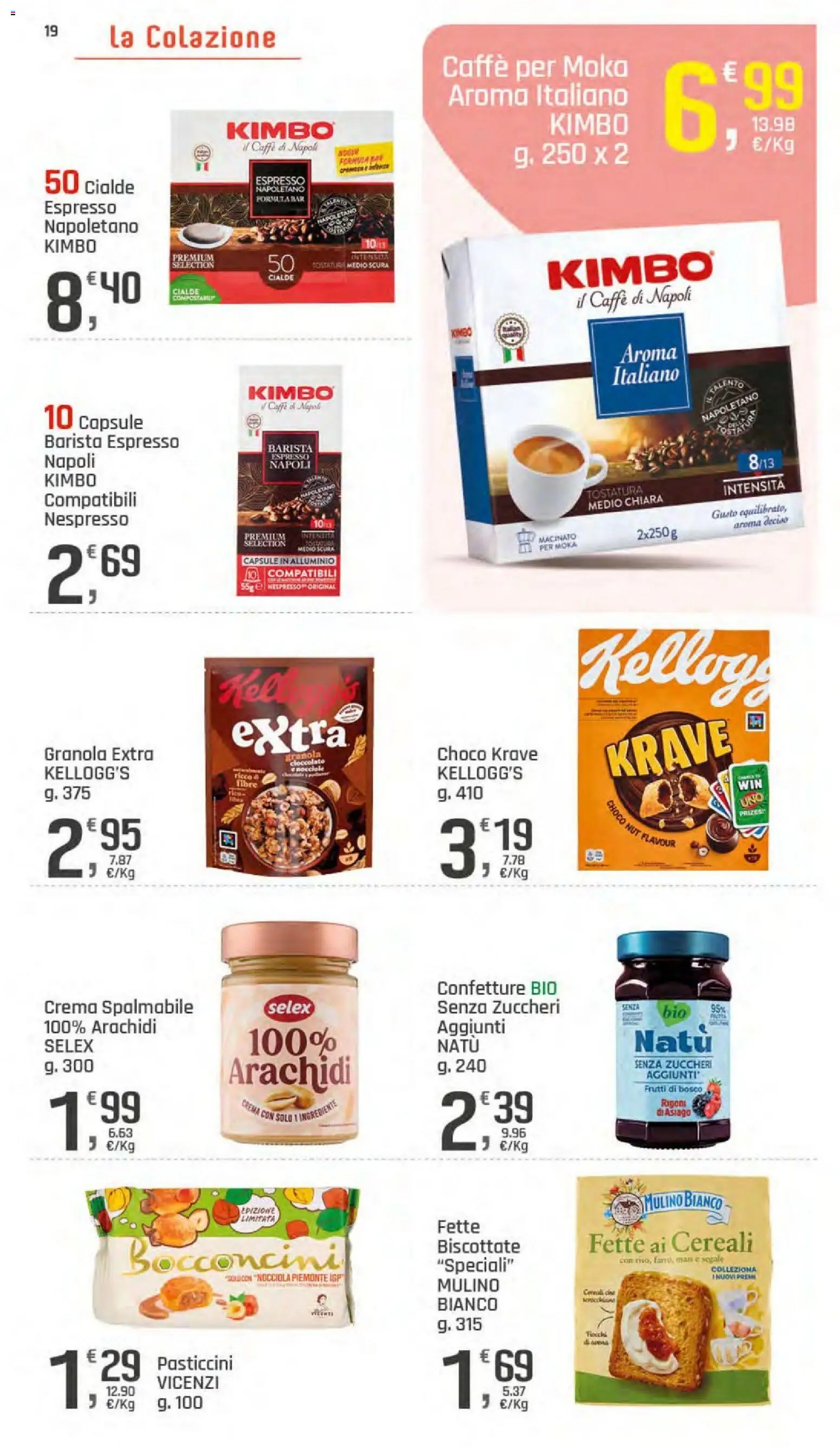 Volantino DOK del 23/07/2026 | Pagina: 19 | Prodotti: Crema, Cioccolato, Cereali, Arachidi
