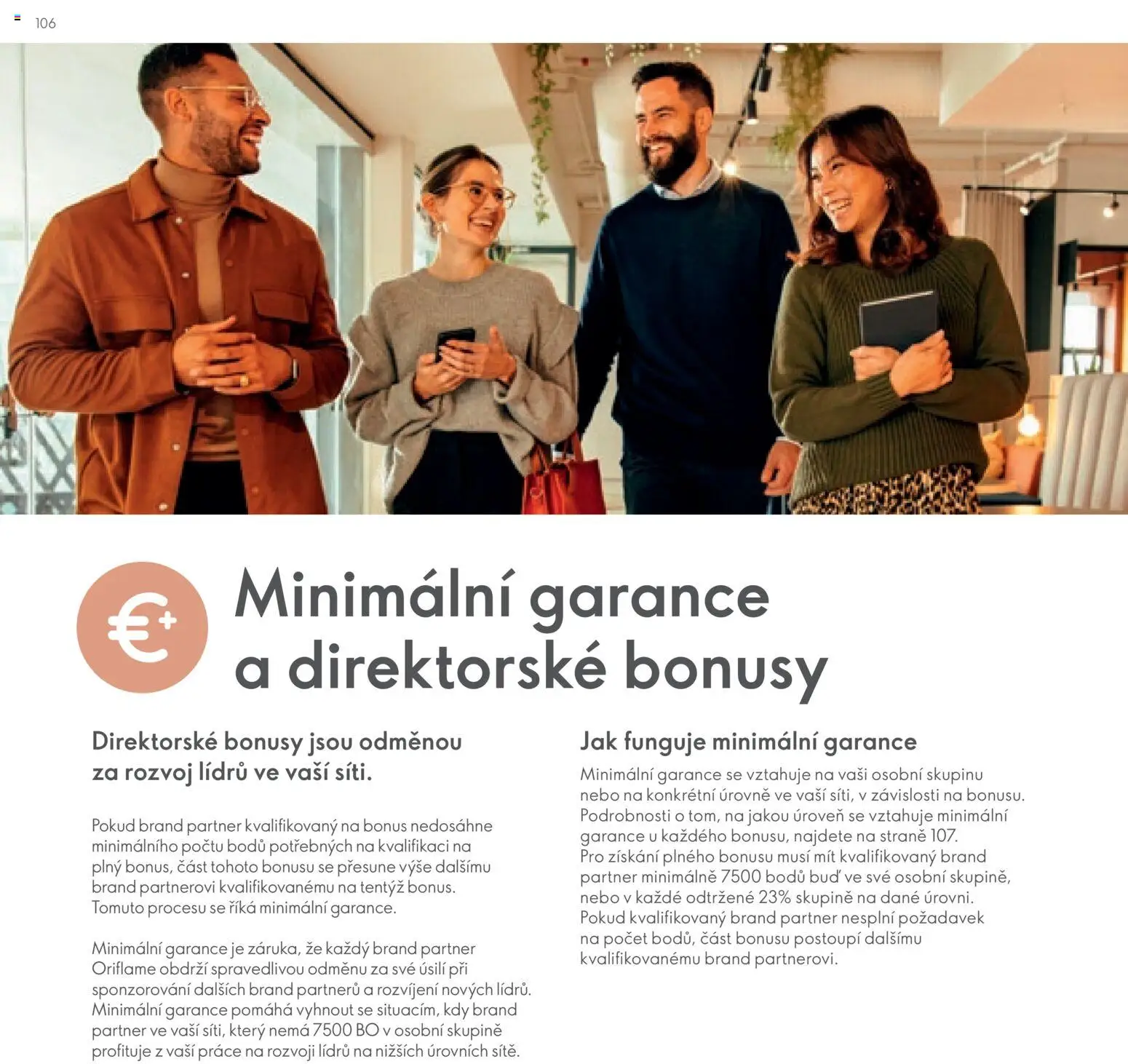Oriflame katalog Plán odměn pro Brand Partnery od 21.07.2026 | Strana: 106