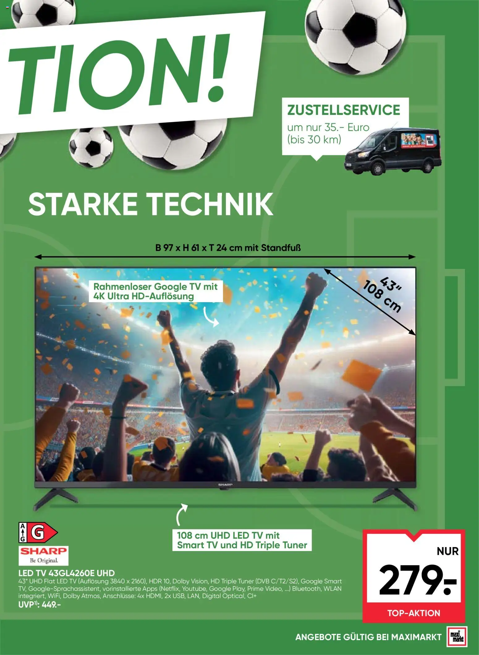 Maximarkt Flugblatt gültig ab 03.06.2026 | Seite: 27 | Produkte: TV