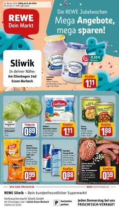 Rewe Prospekt Essen ab 21.09.2026 gültig