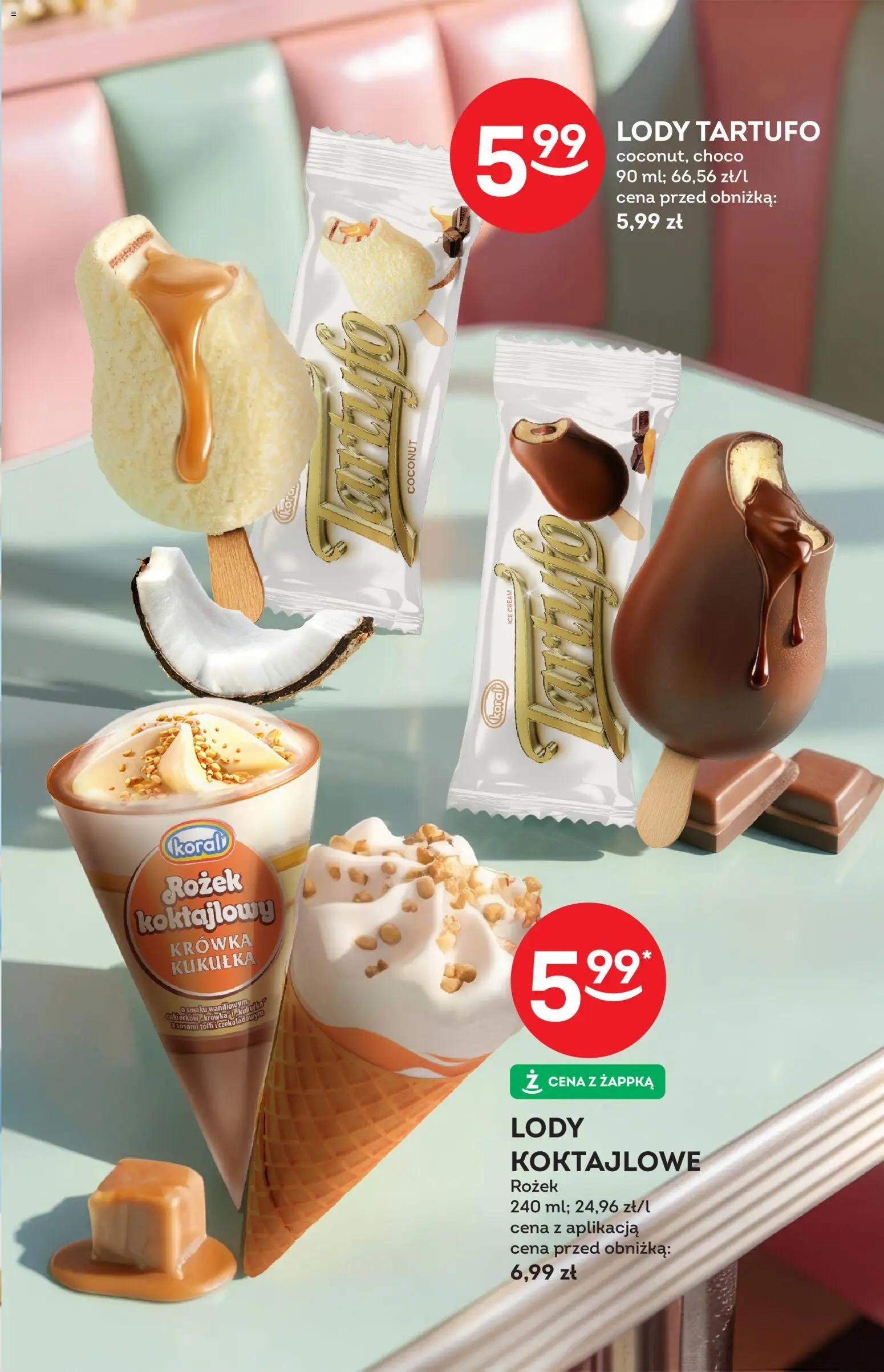 Żabka gazetka - Katalog lodowy od 17.06.2026 | Strona: 7 | Produkty: Krowka, Lody