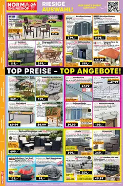 Norma Flugblatt ab 08.06.2026 gültig | Seite: 20 | Produkte: Kissen, Tisch, Gartenmöbel