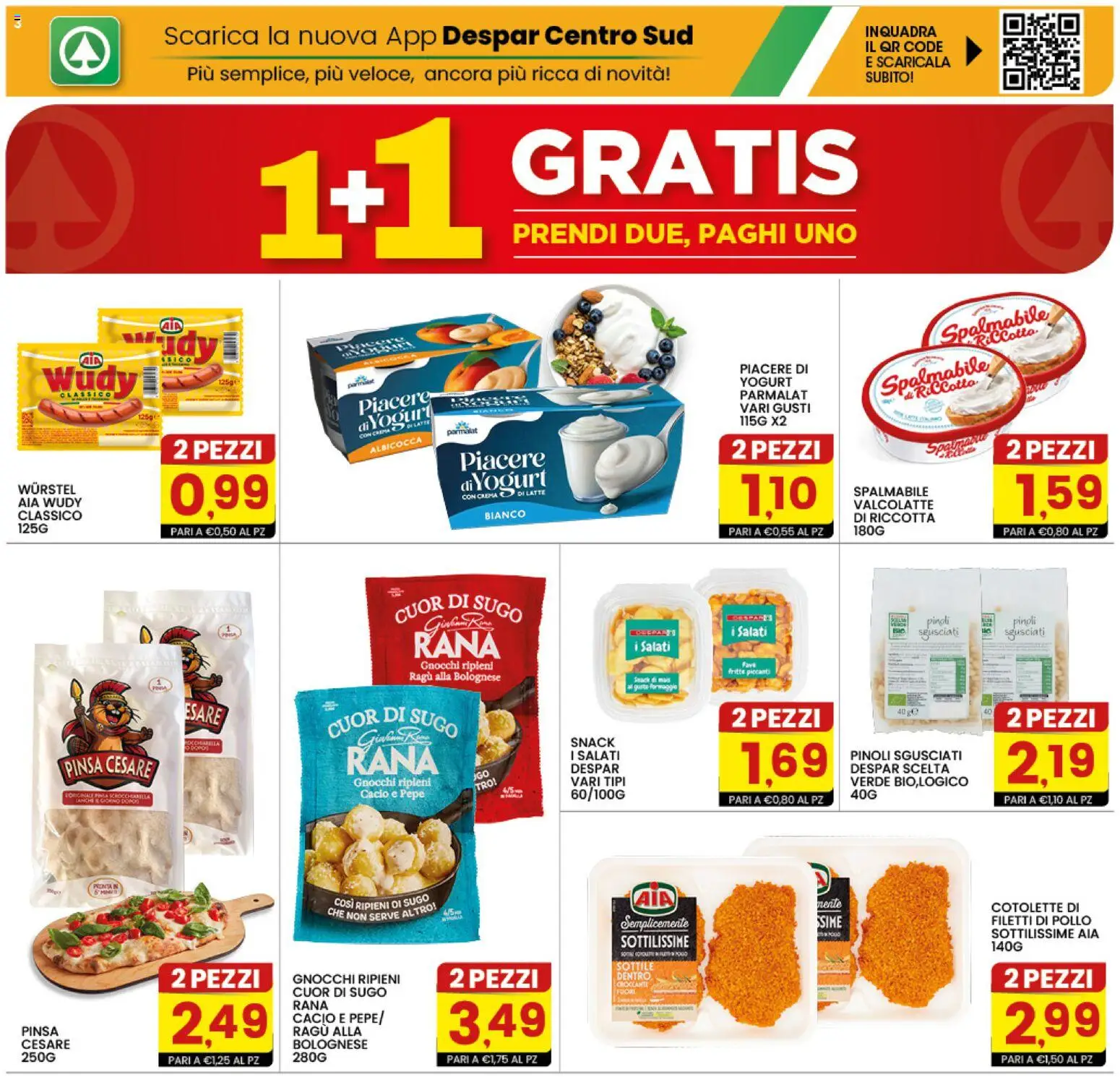 Volantino Interspar del 08.06.2026 | Pagina: 3 | Prodotti: Pepe, Latte, Formaggio, Sugo