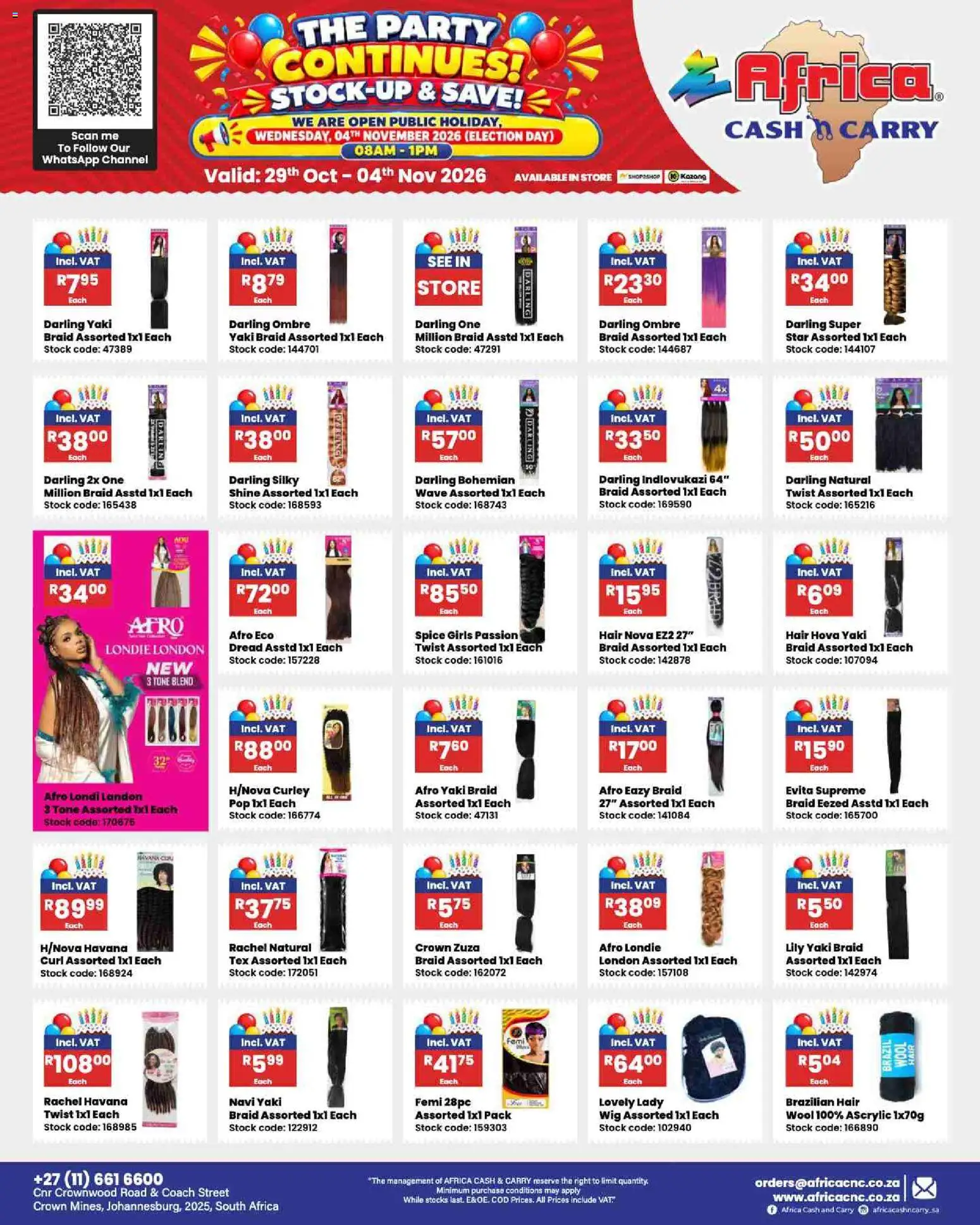 New Africa Cash & Carry catalogue – valid from 29/10/2026 | Page: 23