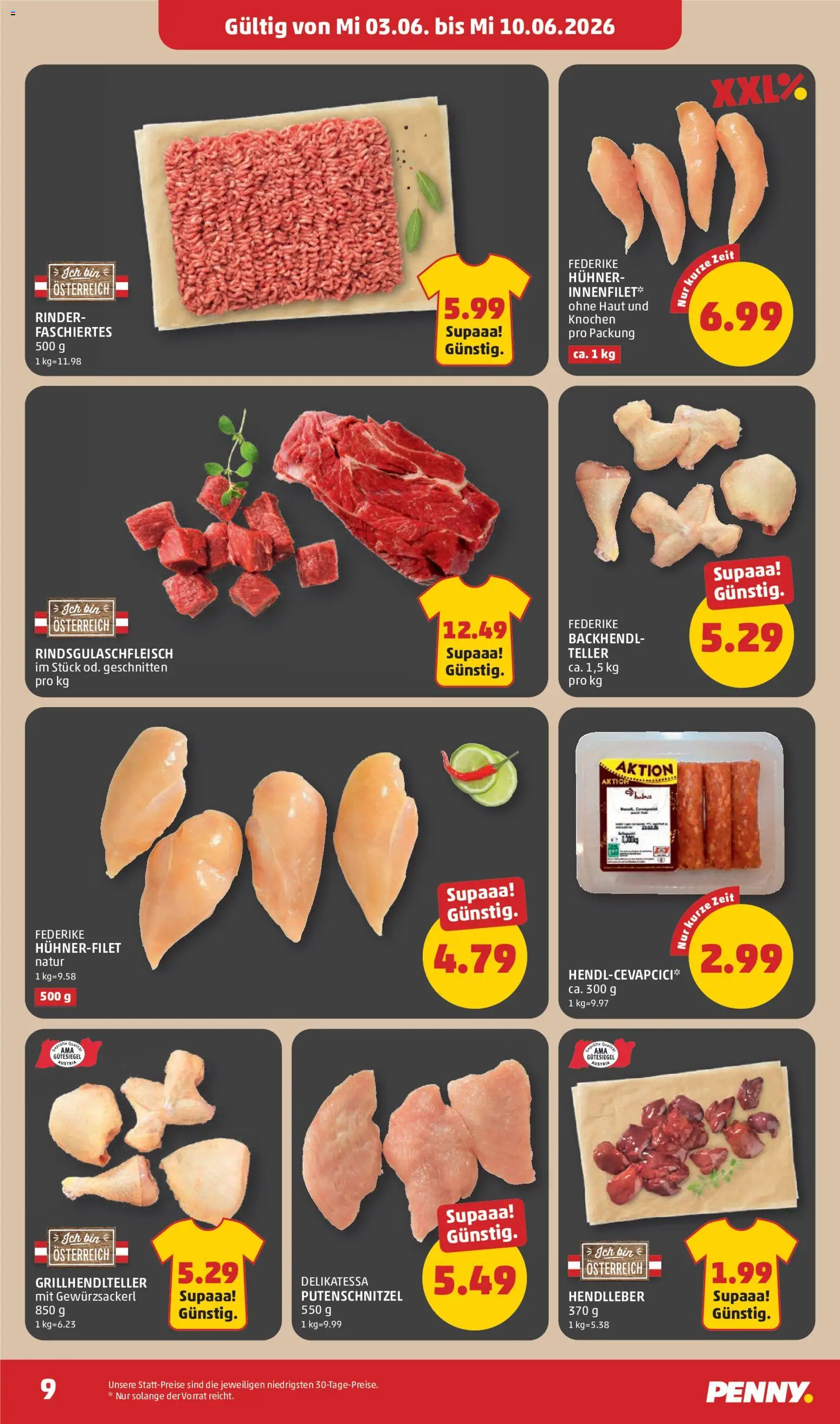 Penny Markt - Flugblatt gültig ab 03.06.2026 | Seite: 9