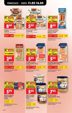 Pogląd oferty "Mięso w słoiku Kraina Wędlin, 300 g:, mięsny przysmak, mięsiwo w sosie własnym, specjał z szynką" - ważna od 11.05.2026 | Strona: 54
