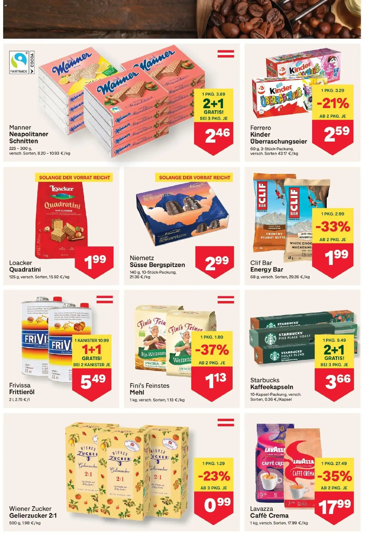 MPREIS Pfunds von 13.08.2026 - Aktuelle Angebote | Seite: 6 | Produkte: Frittieröl, Mehl, Butter, Gelierzucker