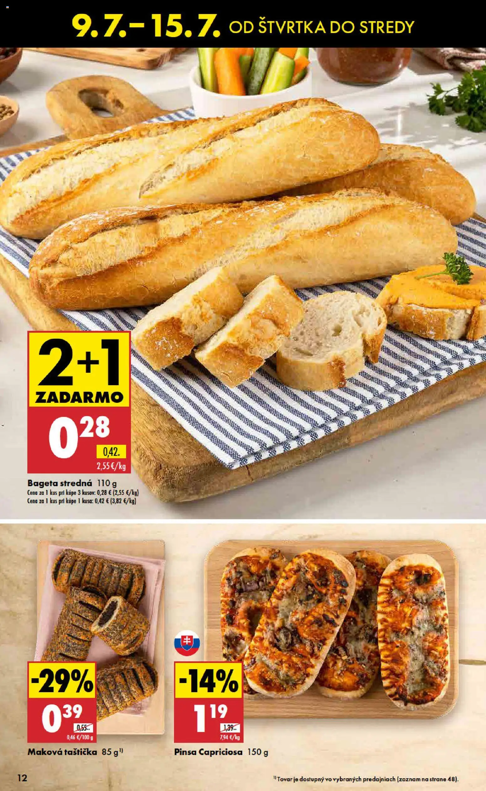 Nové Biedronka akcie – leták je platný od 09.07.2026 | Strana: 12 | Produkty: Pizza
