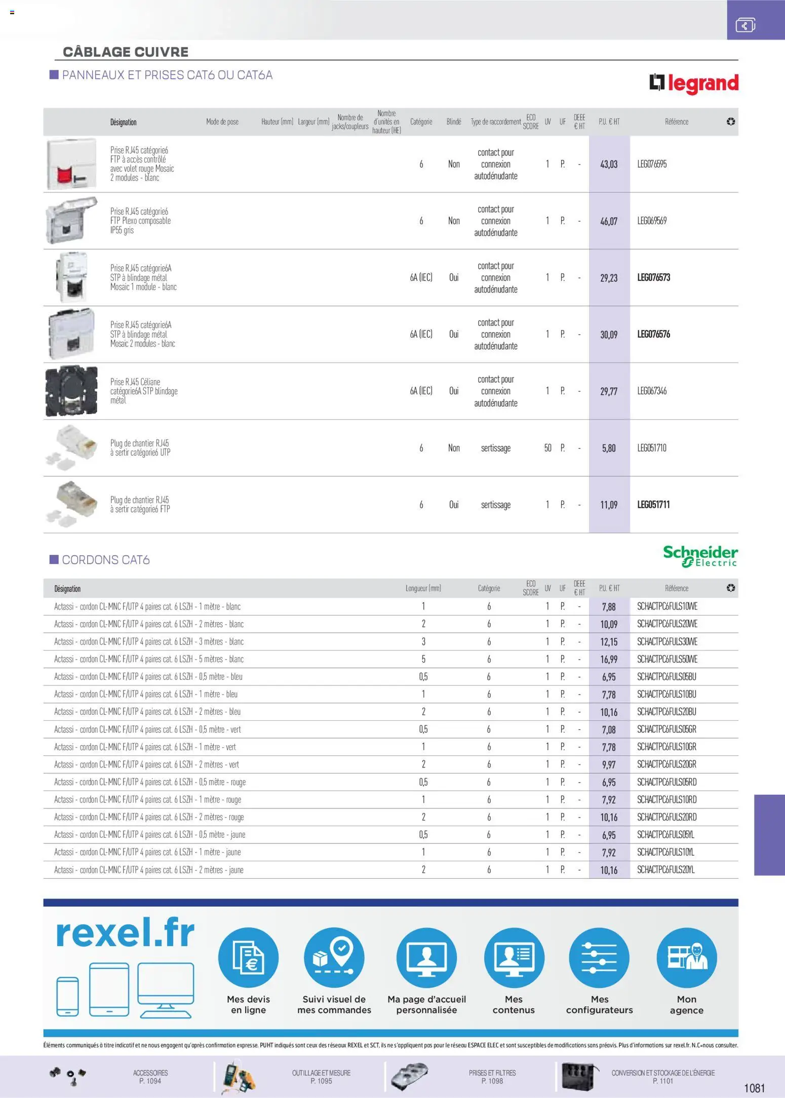 {H1} | Page: 14 | Produits: Mètre, Prises, Prise
