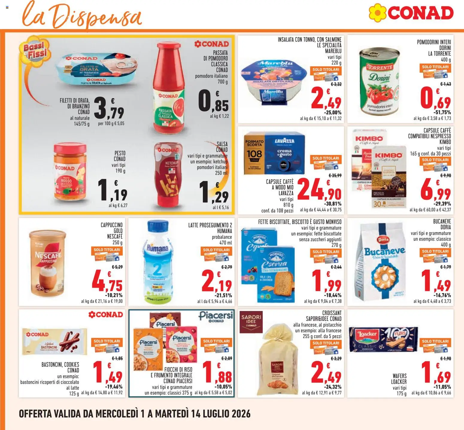 Volantino Conad del 01/07/2026 | Pagina: 14