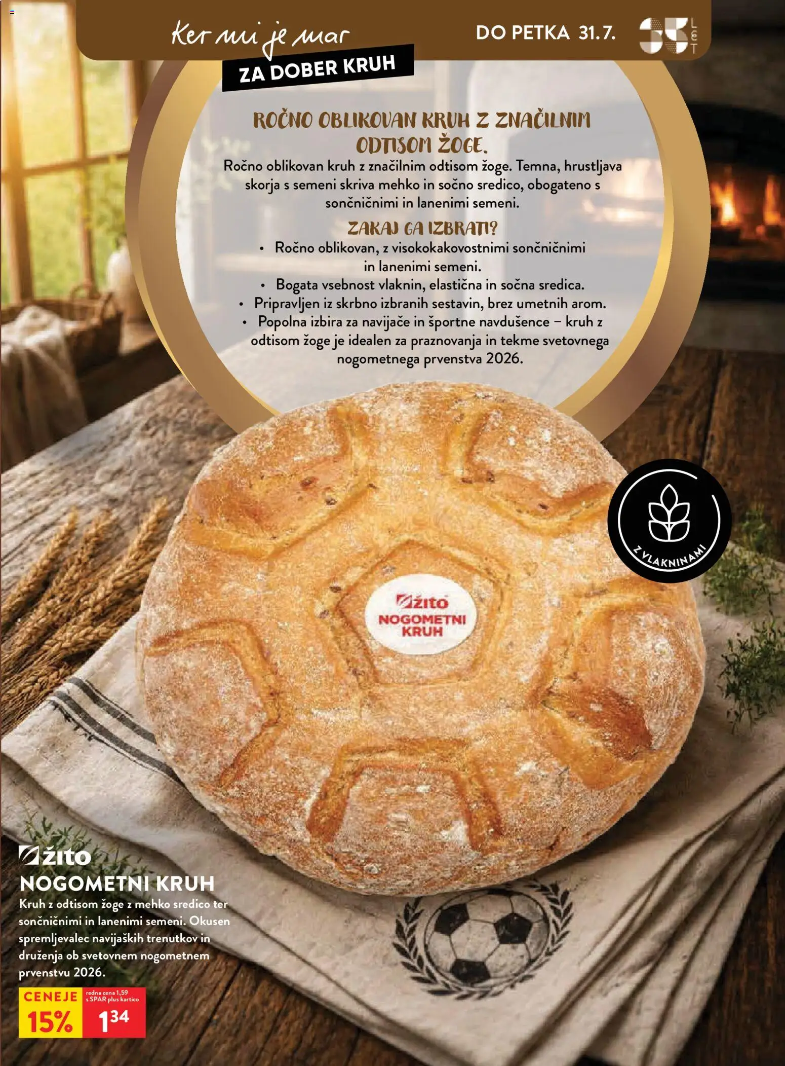 Novi Spar katalog ponudbe – veljaven od 27.07.2026 | Stran: 14 | Izdelki: Kruh