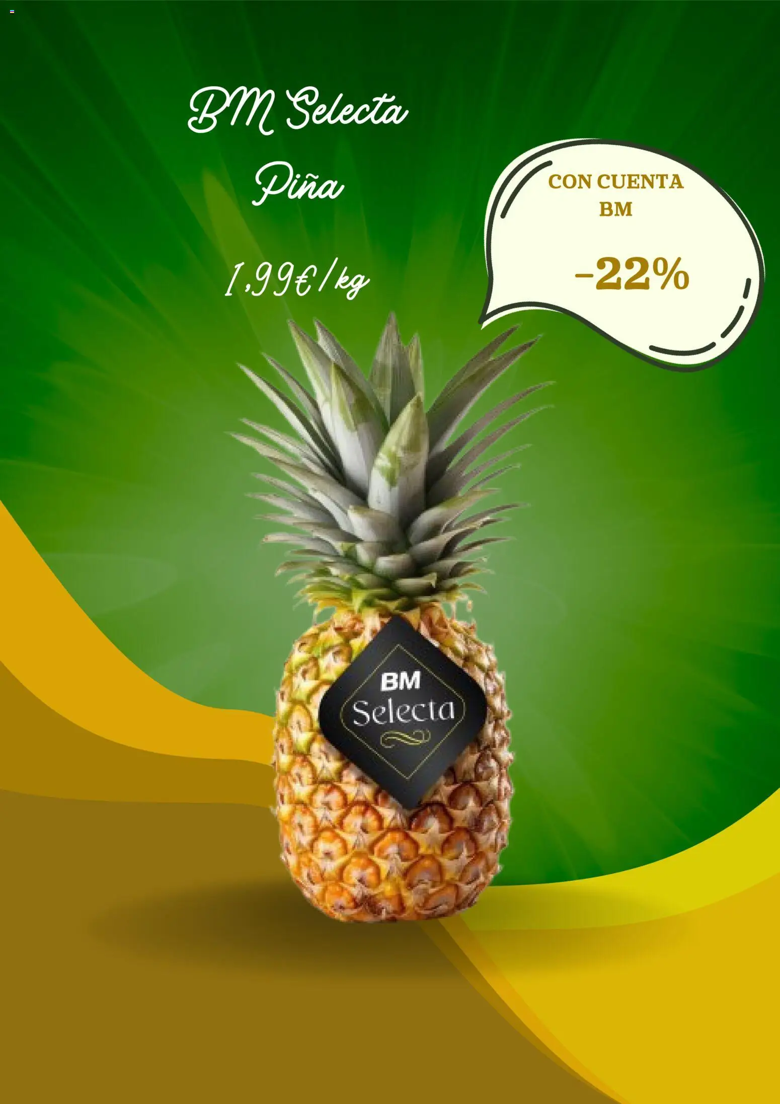 BM Supermercados folleto │ válido desde el 28/09/2026 | Página: 3 | Productos: Piña