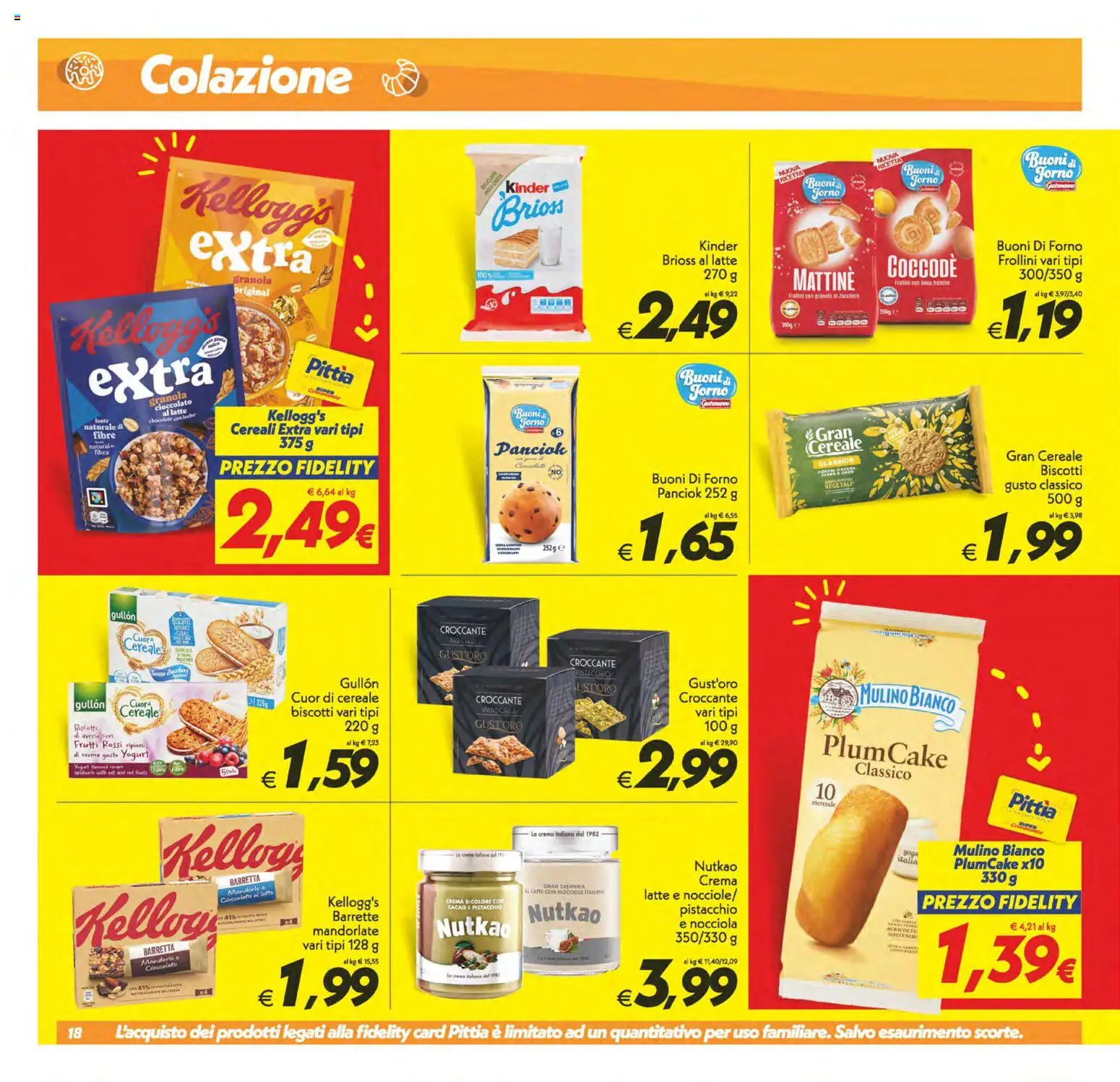 Volantino SuperConveniente del 30/06/2026 | Pagina: 18 | Prodotti: Crema, Yogurt, Mandorle, Forno