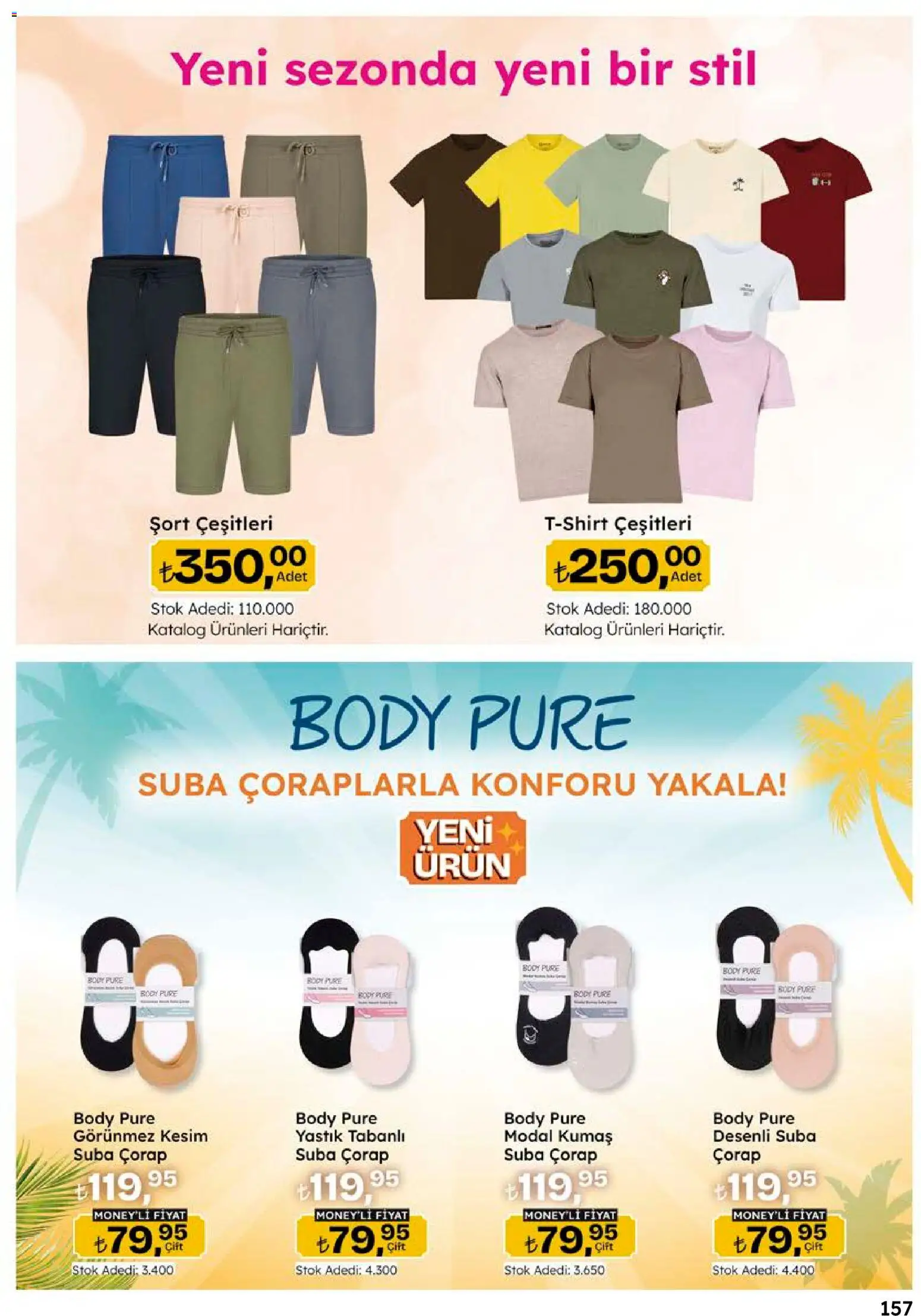 Migros Katalog - 5M Migroskop Dijital - 10 Eylül 2026 tarihinden itibaren geçerlidir | Sayfa: 157 | Ürünler: Yastık, Şort, Çorap