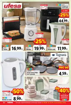 UFESA Friteza na vrući zrak, Friteza na vrući zrak - Pregled kataloga iz trgovine Plodine, vrijedi od 09.09.2026 | Stranica: 38