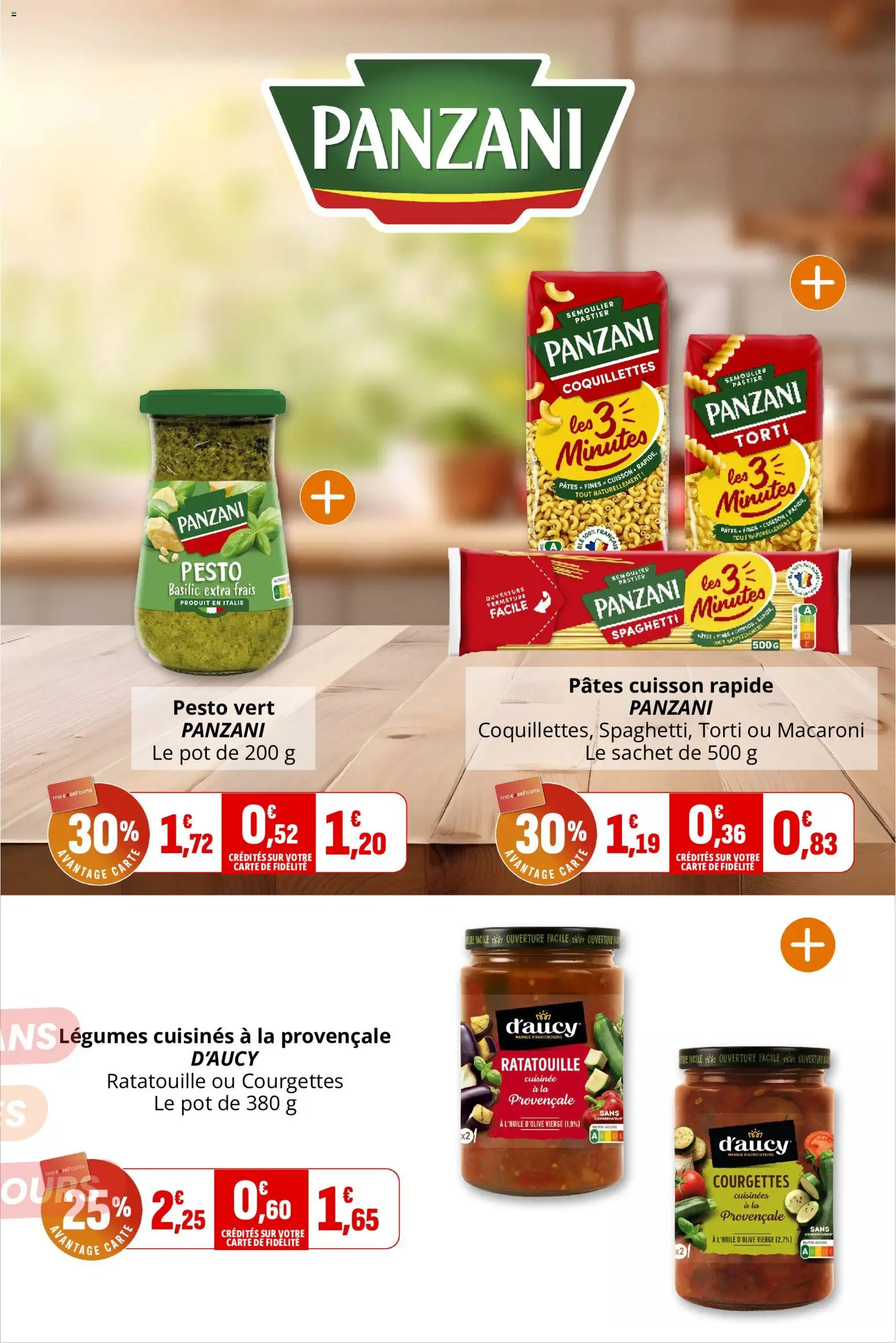 {H1} | Page: 30 | Produits: Macaroni, Pesto, Pesto vert, Coquillettes