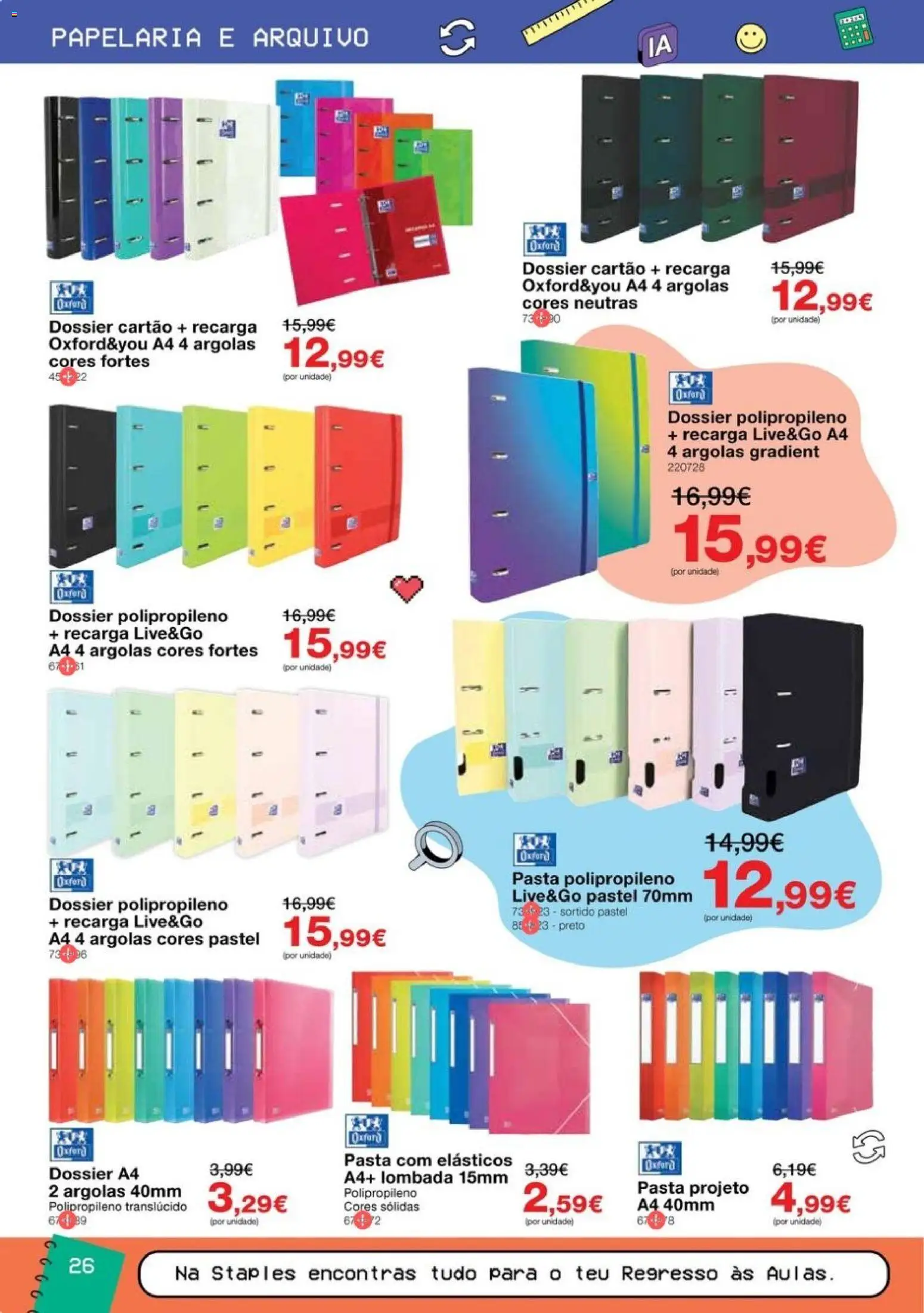 Staples Regresso às Aulas 2026 │ válido de 17/08/2026 | Página: 26