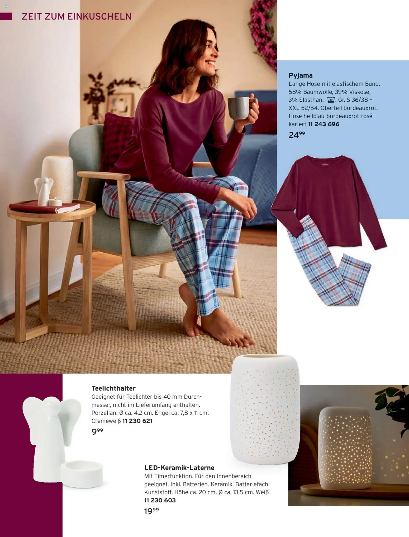 Angebote Tchibo – gültig ab 08.10.2026 | Seite: 46 | Produkte: Hose, Pyjama