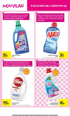 Carrefour Market - Prévisualisation de Carrefour Market Les nouveautés d'aout valide à partir de 04/08/2026 | Page: 8 | Produits: Parfum, Mousse, Détachant, Lessive