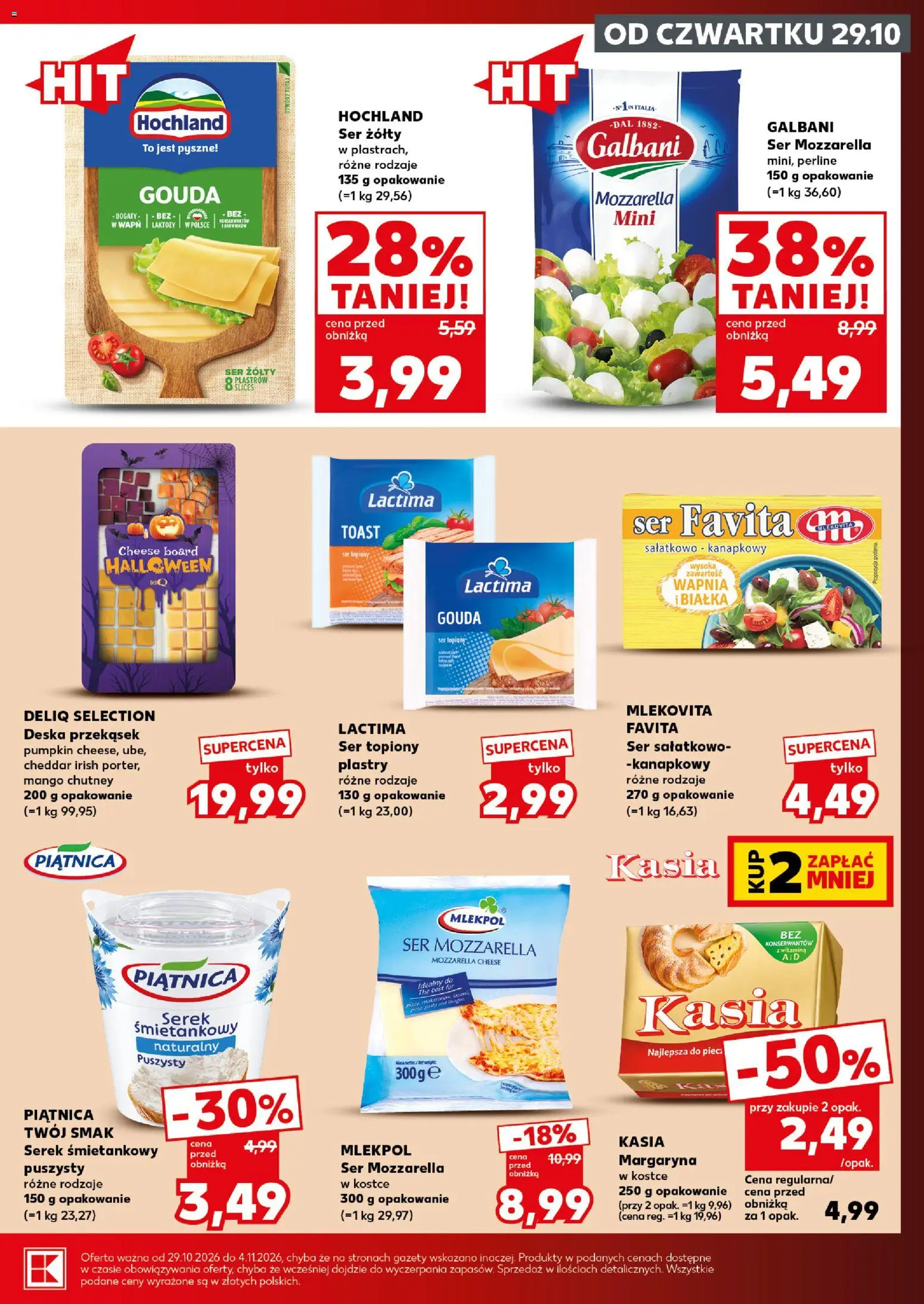 Kaufland Polsko leták - Mocny start od 02.11.2026 | Strana: 25 | Produkty: Mango, Gouda, Mozzarella, Cheddar