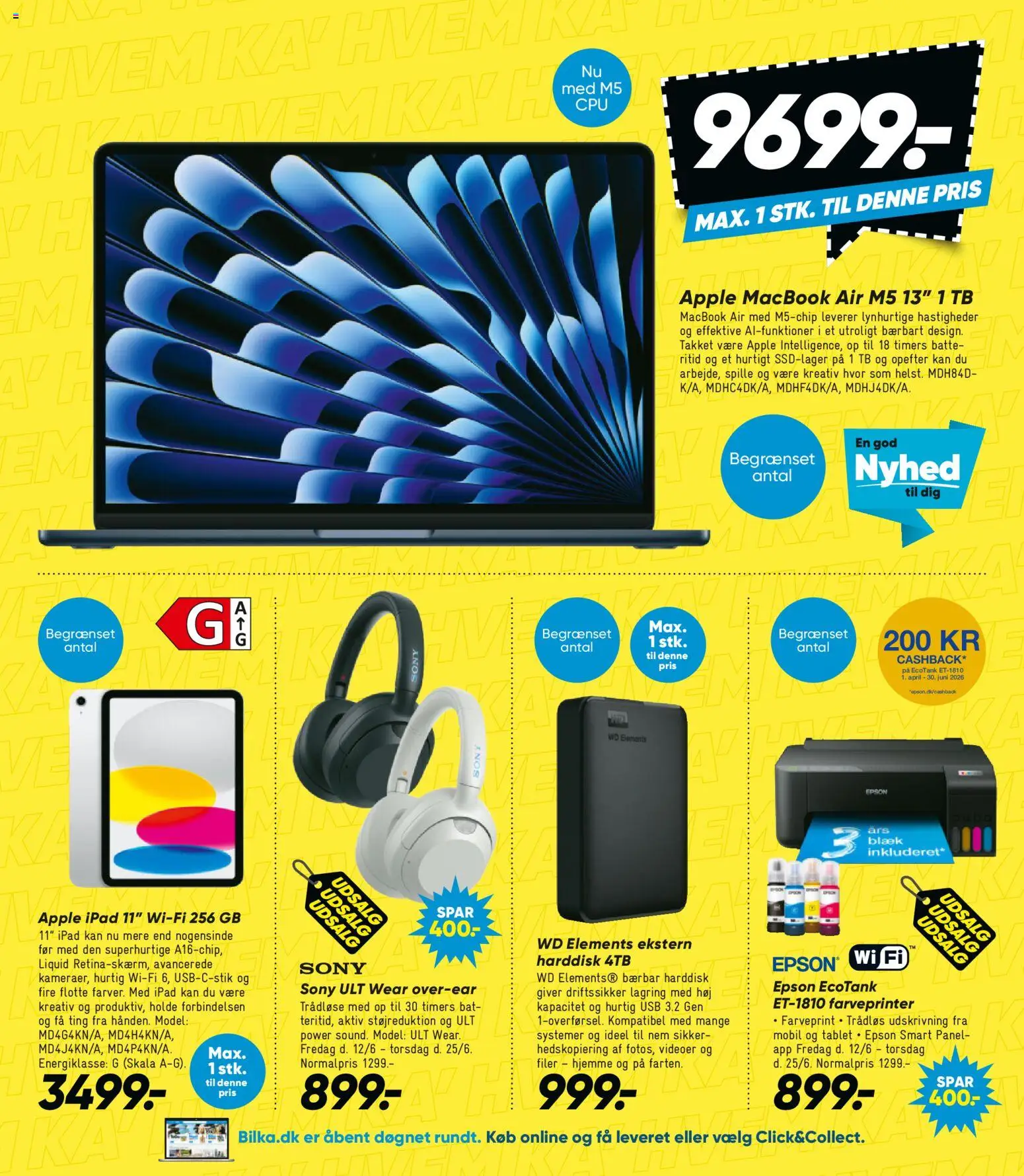 Bilka tilbudsavis – gyldig fra 12.06.2026 | Side: 10 | Produkter: Tablet, USB, Søm, Harddisk