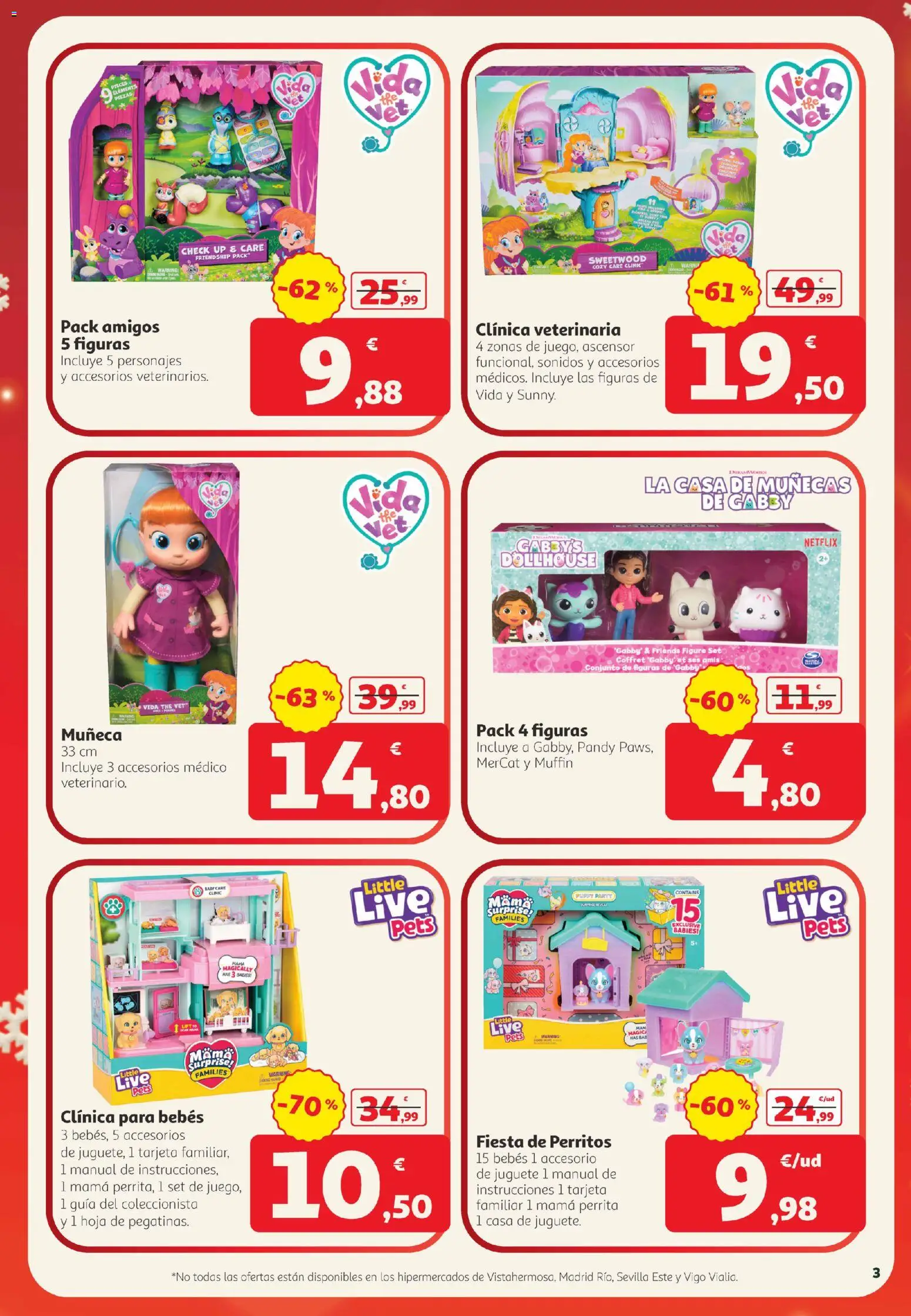 Alcampo folleto Telde │ válido desde el 22/10/2026 | Página: 3 | Productos: Muñeca, Casa de muñecas