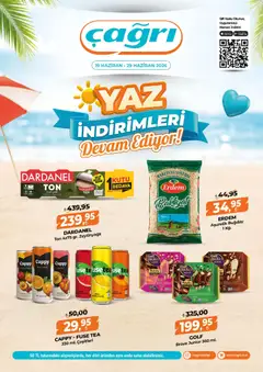 19.06.2026 tarihinden itibaren geçerli olan Çağrı Market kataloğu önizlemesi
