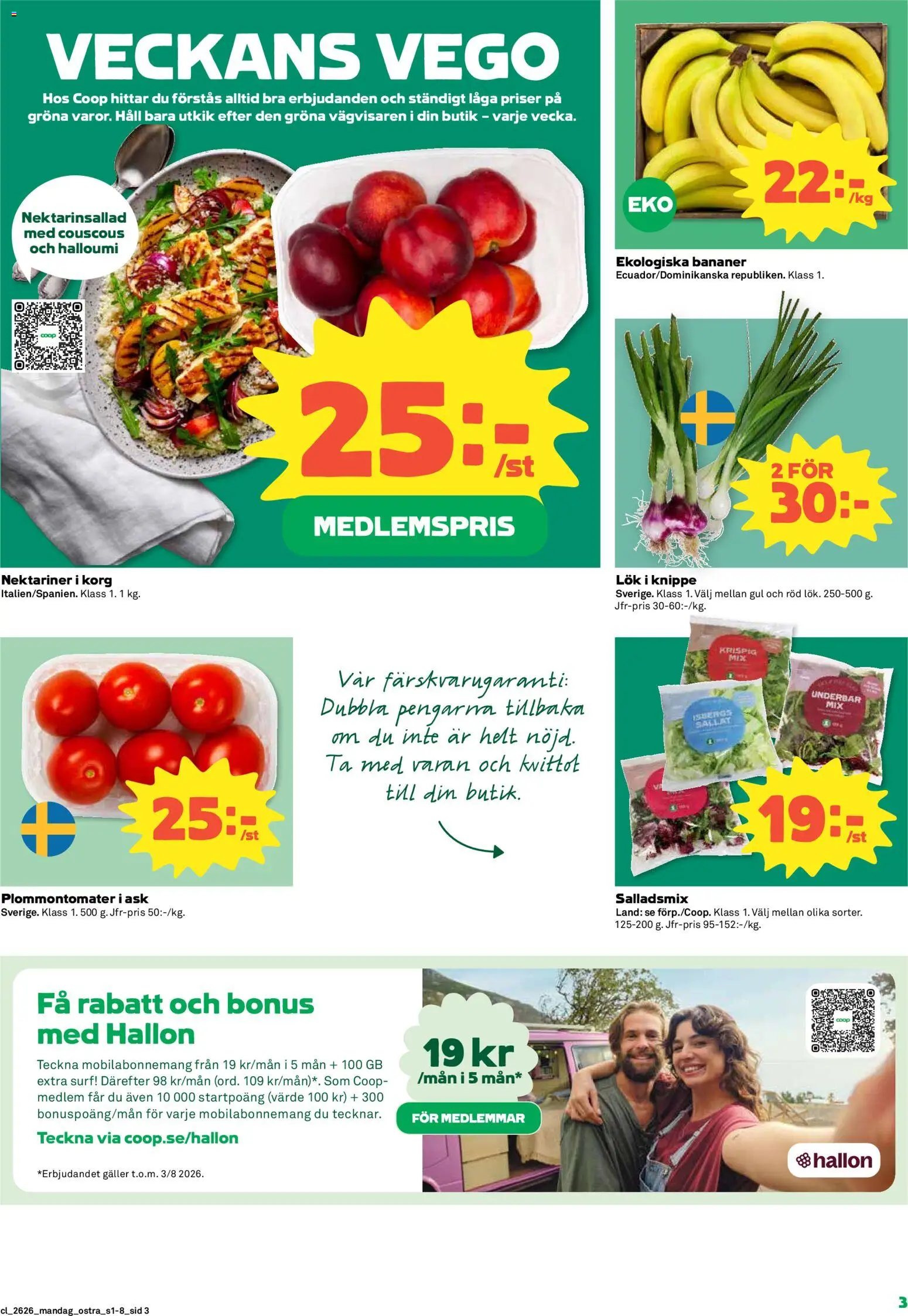 Coop Daglivs reklamblad aktuell från 22.06.2026 | Sida: 3