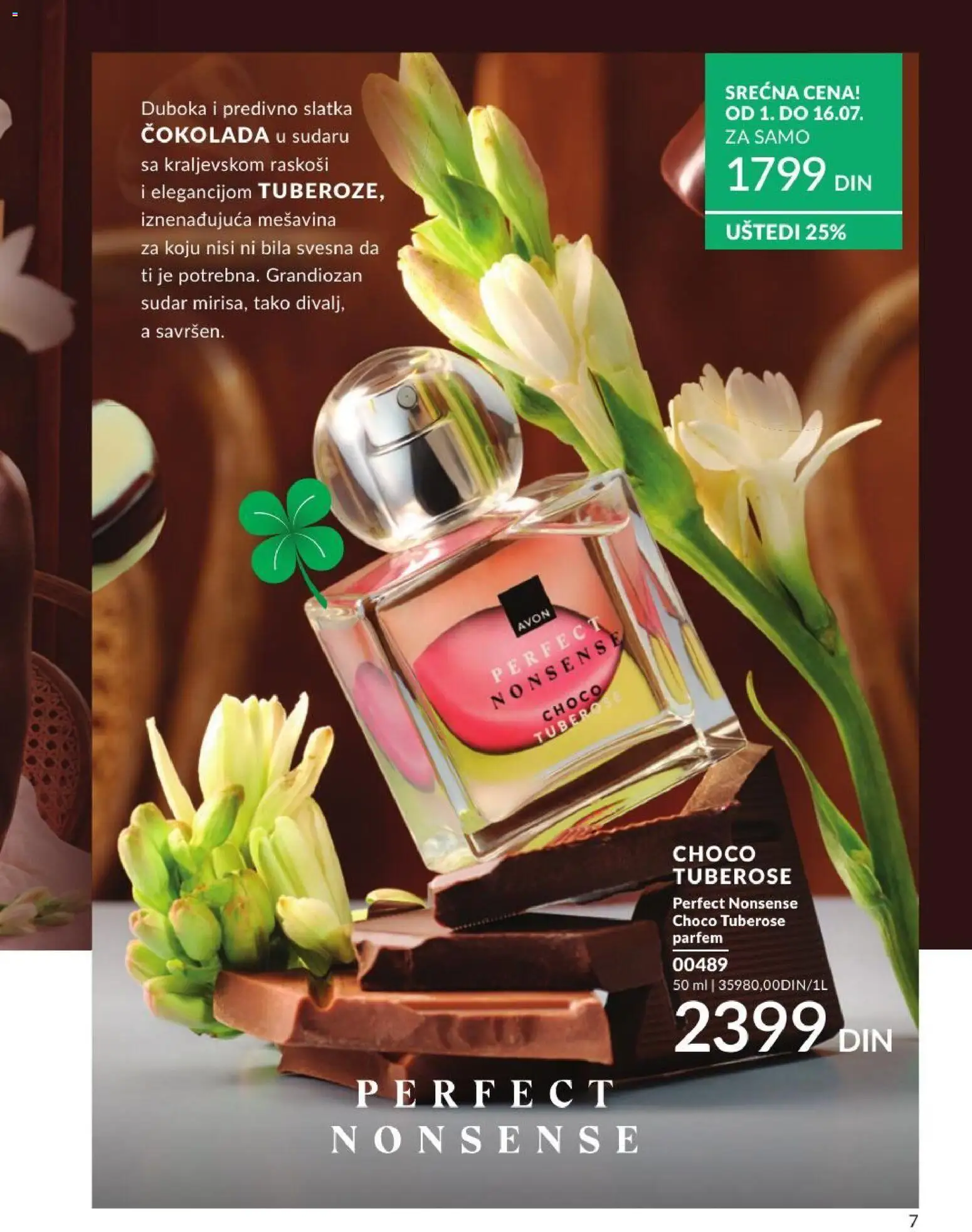 AVON katalog - važi od 01.07.2026 | Strana: 7 | Proizvode: Parfem, Čokolada