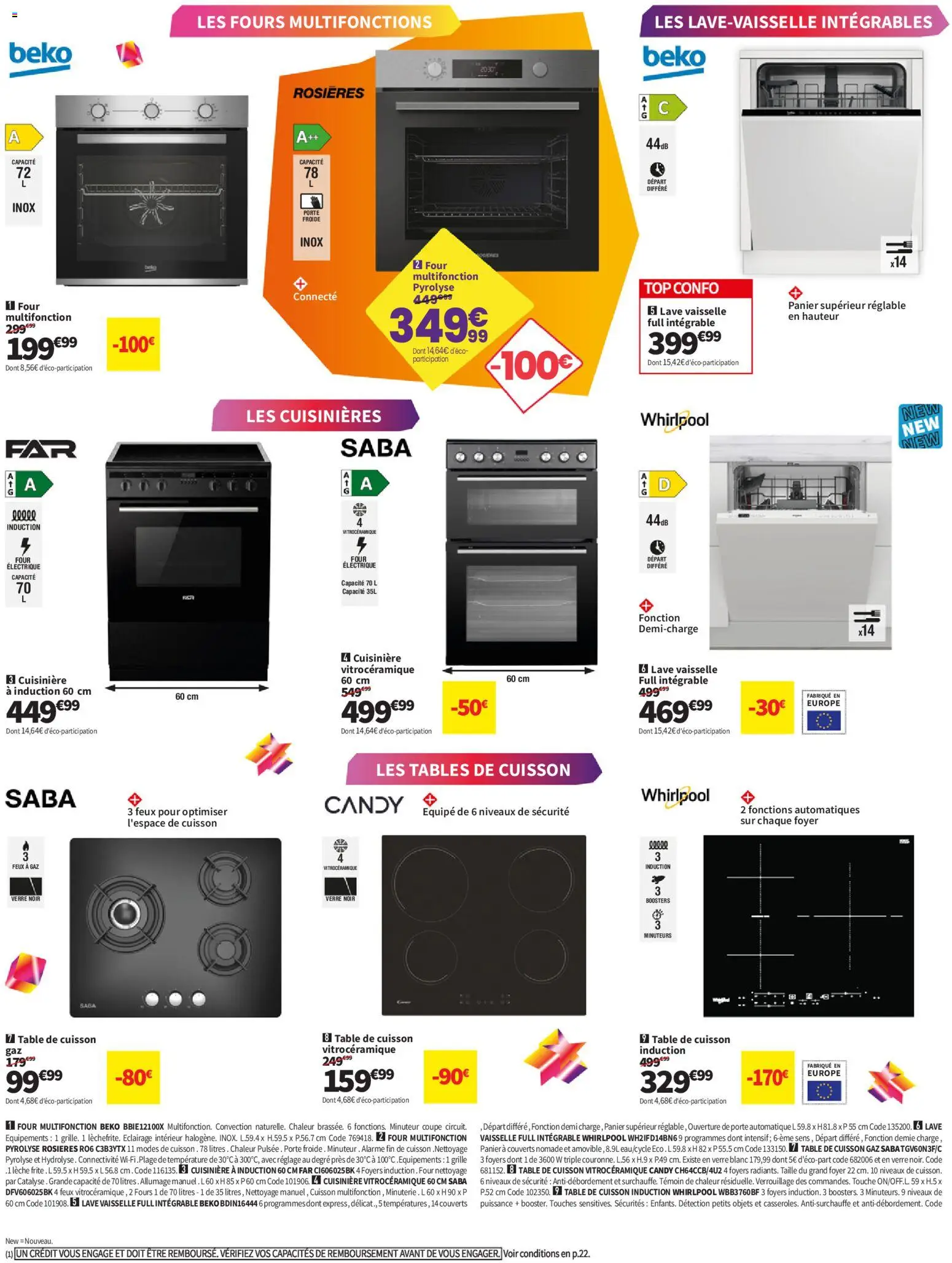 {H1} | Page: 12 | Produits: Vaisselle, Cuisinière, Éclairage, Cuisinière vitrocéramique