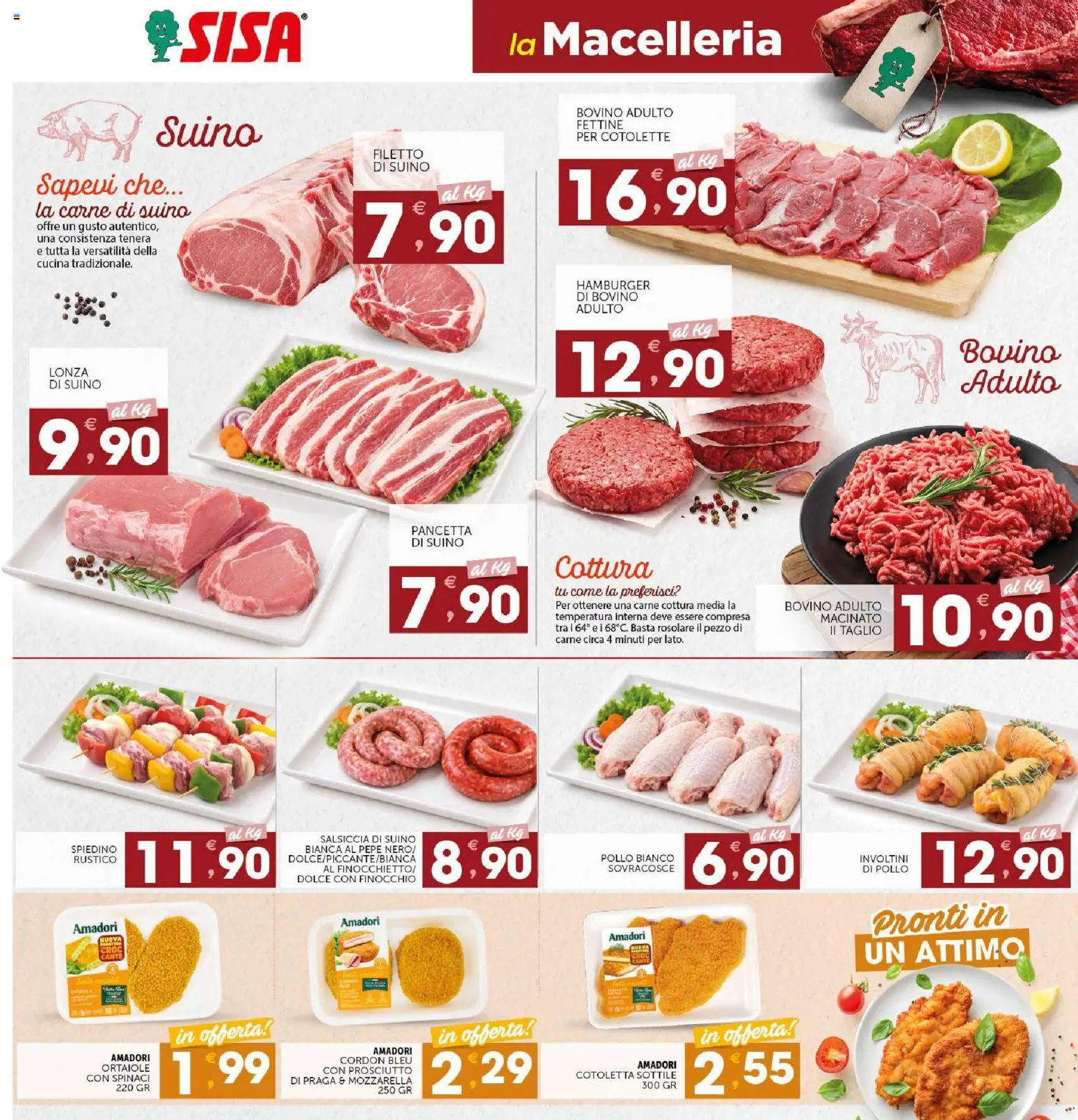 Volantino SISA del 15/10/2026 | Pagina: 3 | Prodotti: Pollo, Pancetta, Prosciutto, Carne