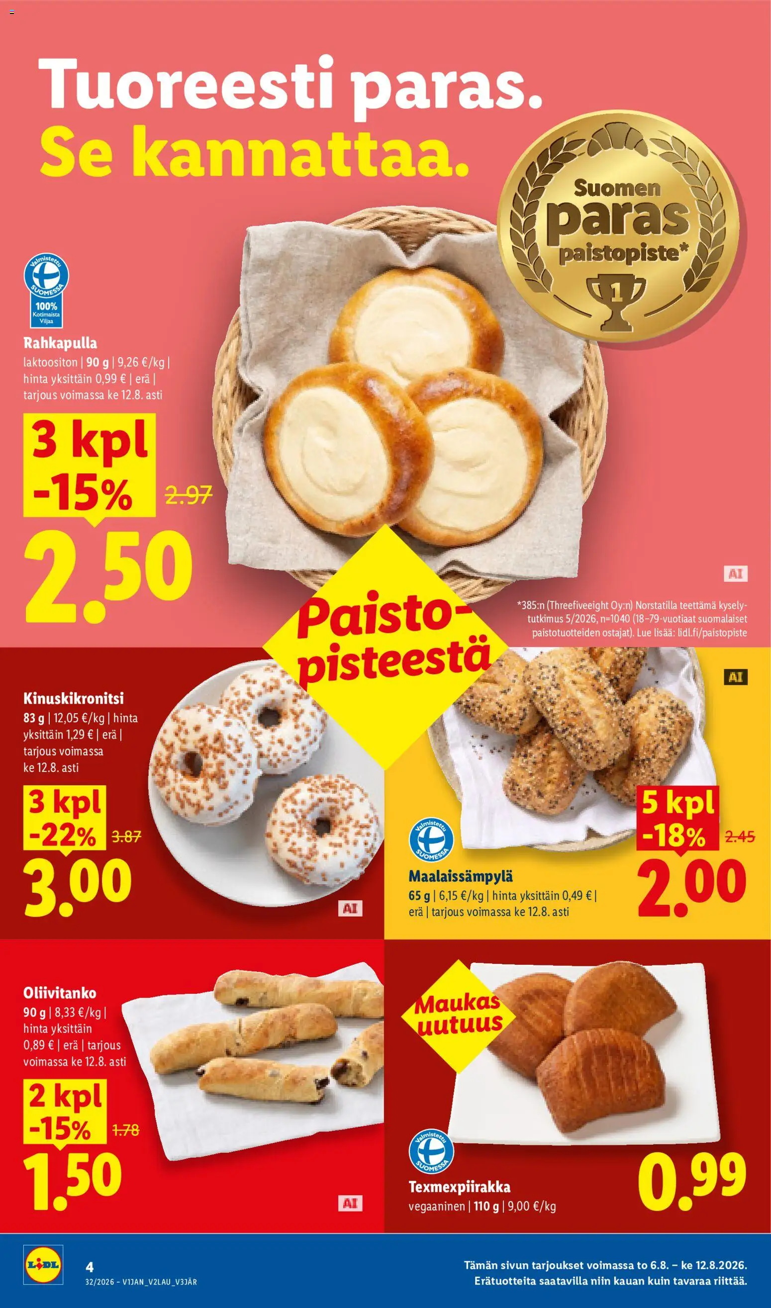 Lidl tarjoukset - Tampere – voimassa 06/08/2026 alkaen | Sivu: 4