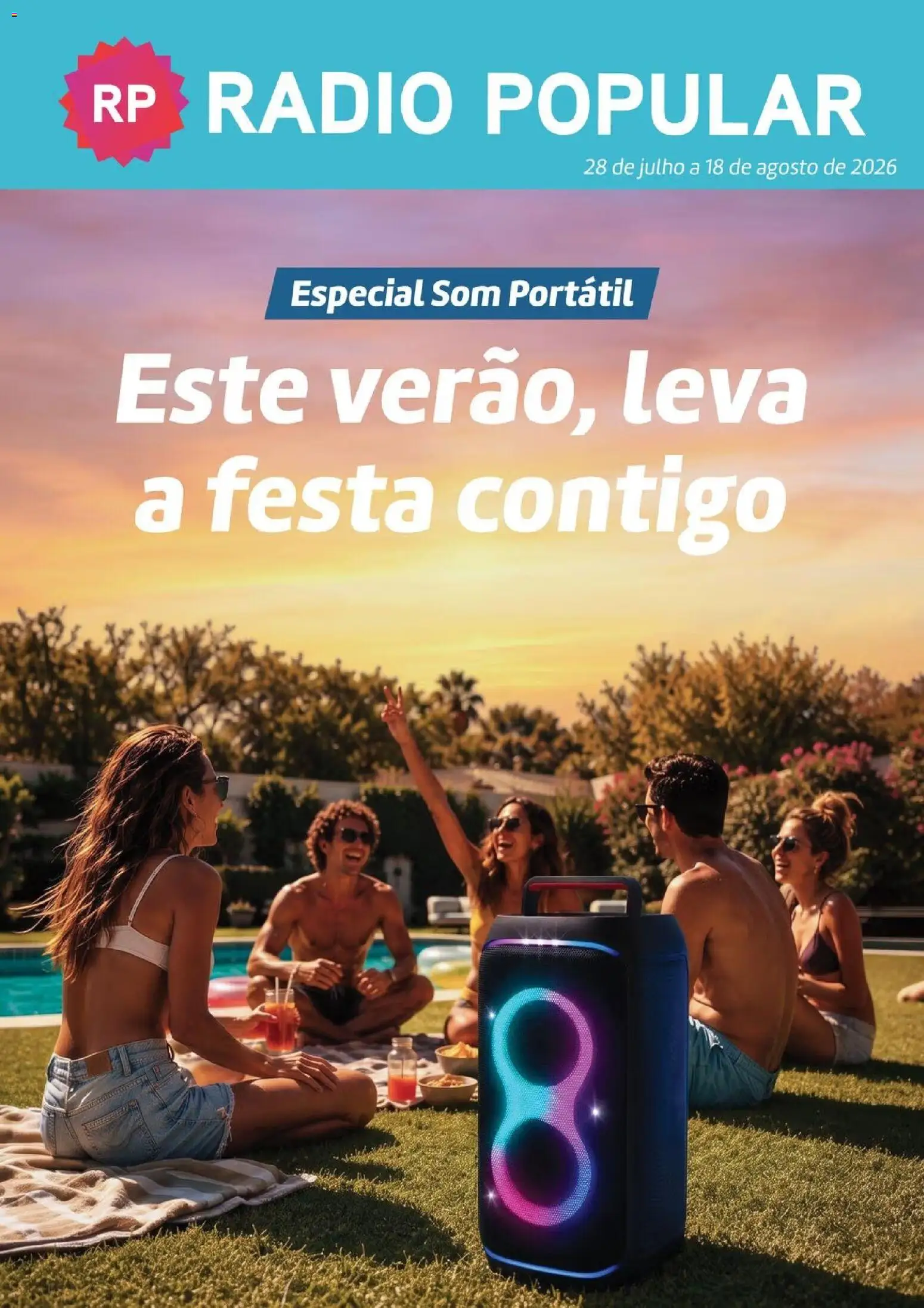 Radio Popular Especial Som Portátil │ válido de 28/07/2026 | Página: 1 | Produtos: Rádio