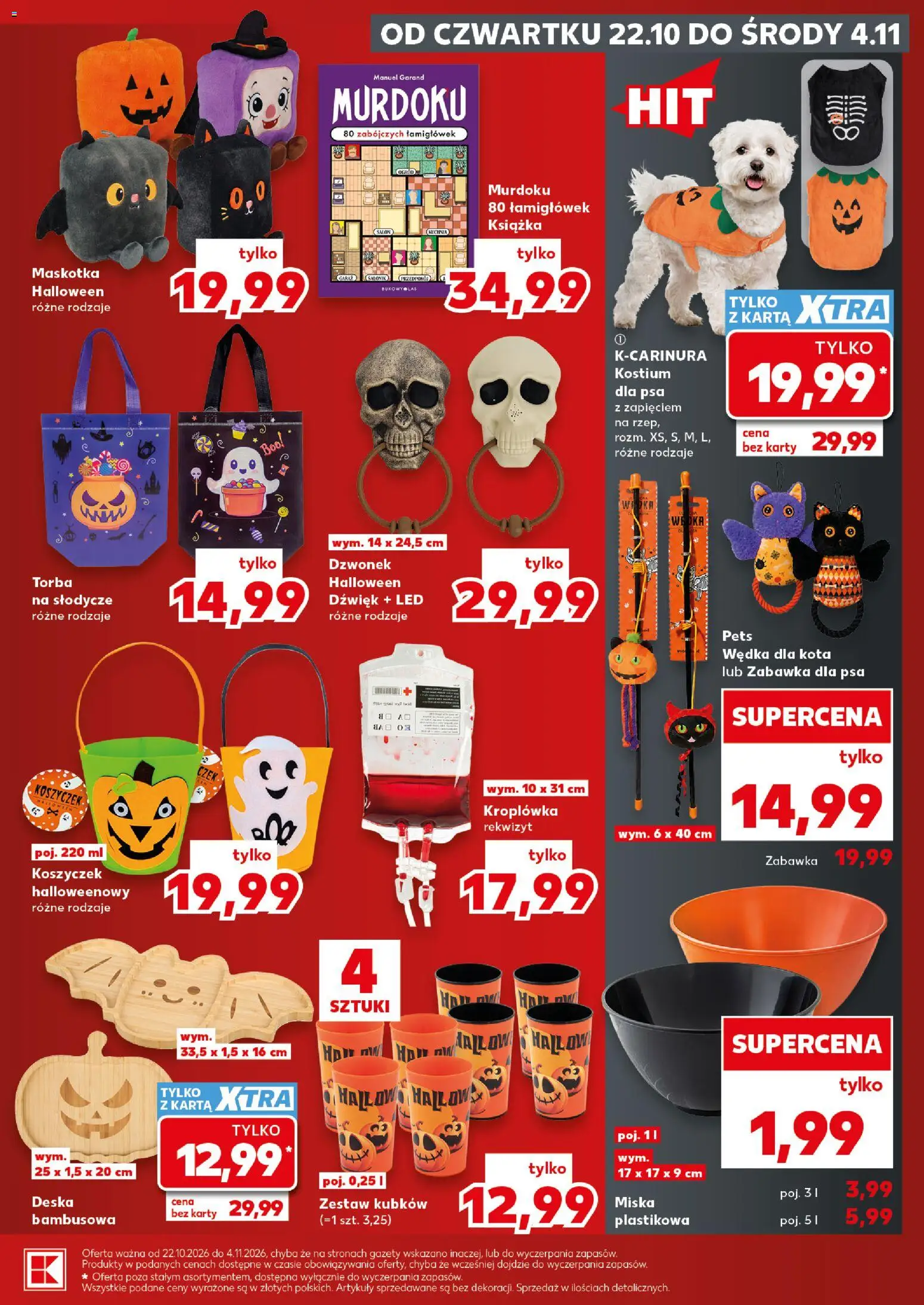 Kaufland Polsko leták - Złap okazje od 22.10.2026 | Strana: 13 | Produkty: Miska, Karty, LED