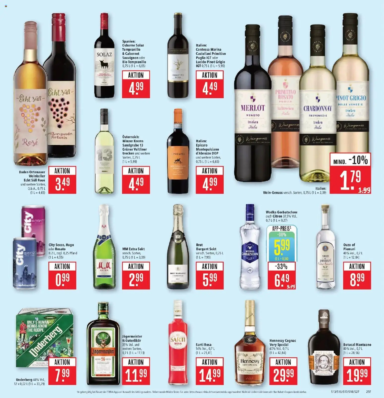 Marktkauf Prospekt Weil Am Rhein (ab 19.10.2026) » Angebote online | Seite: 33 | Produkte: Sekt, Merlot, Hugo, Wodka