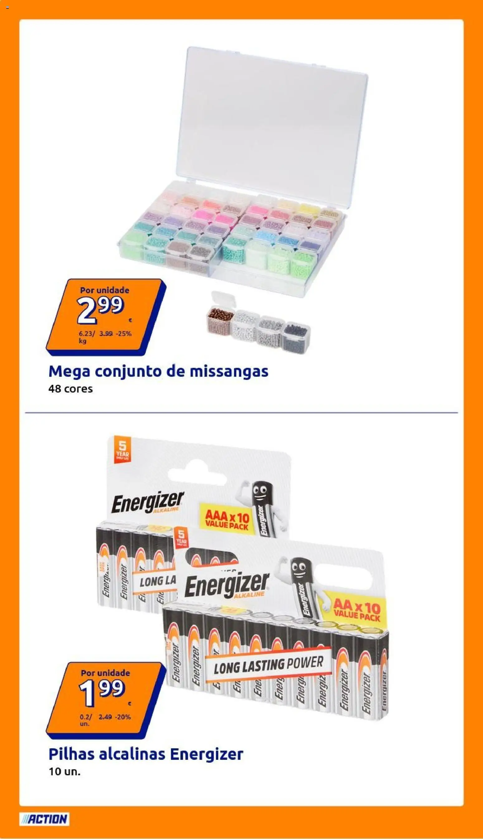 Action folheto │ válido de 19/08/2026 | Página: 10 | Produtos: Pilhas