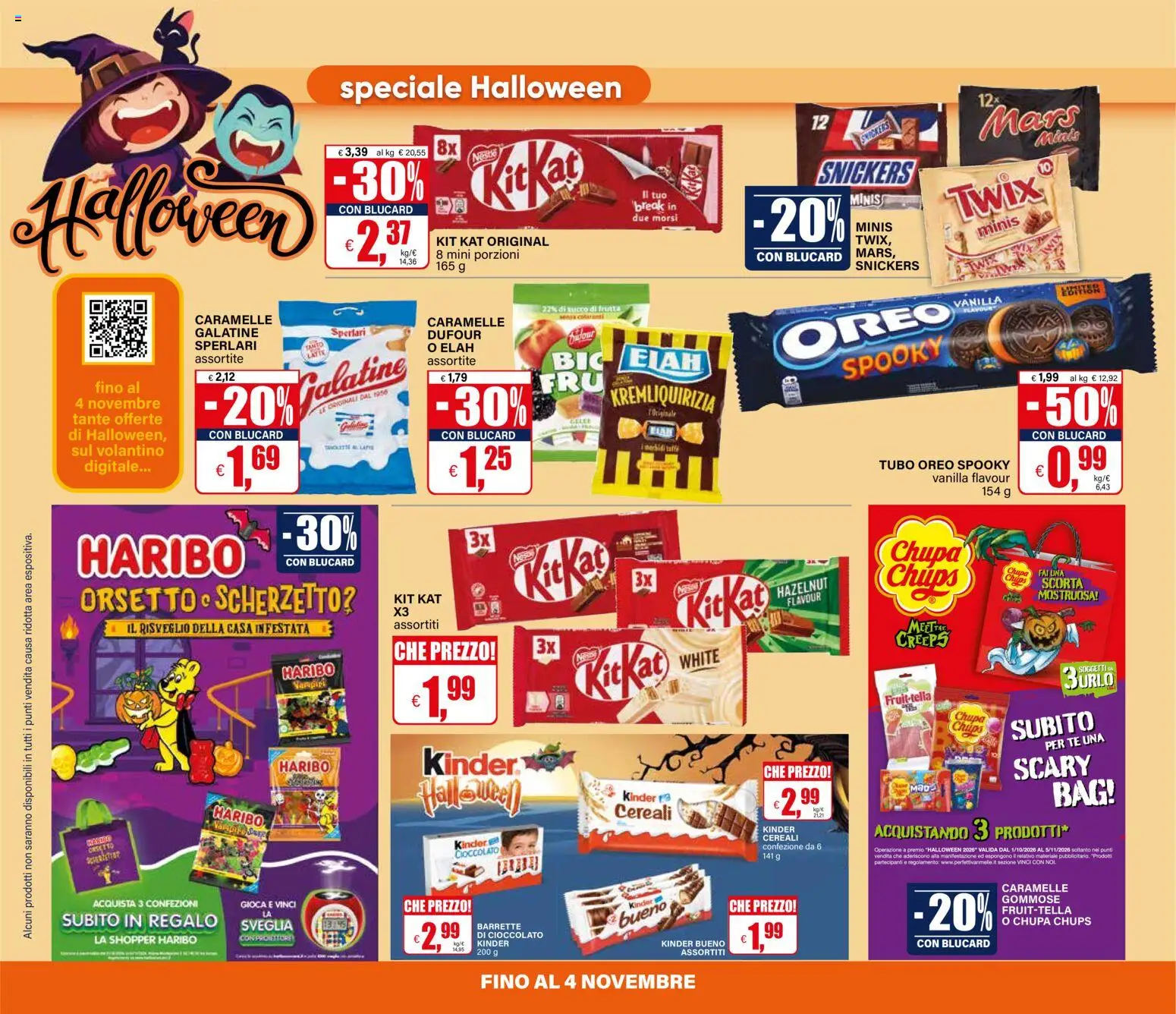 Volantino Il Gigante del 22/10/2026 | Pagina: 30 | Prodotti: Succo, Caramelle, Cereali, Frutta