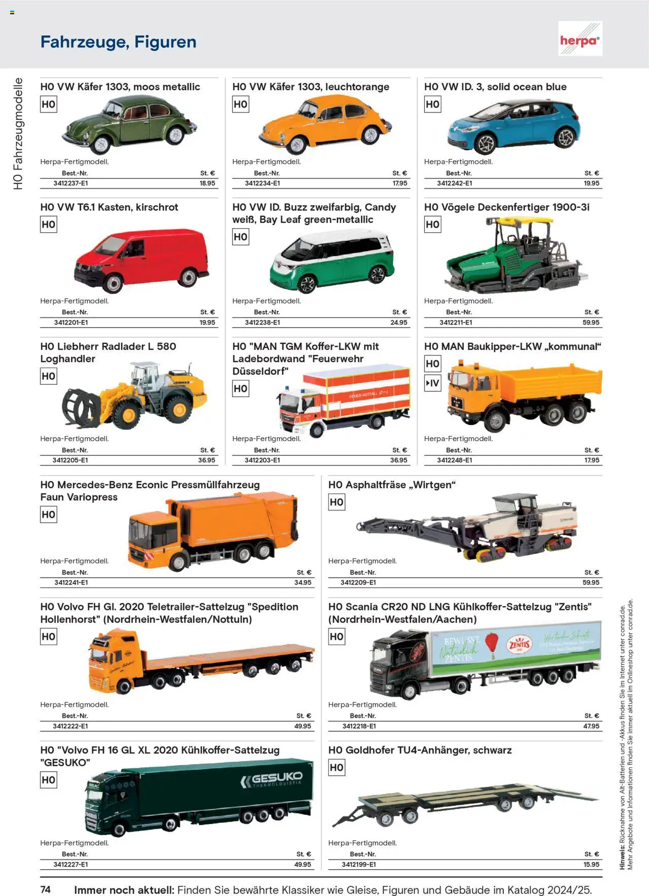 Conrad  Modellbahn Katalog – gültig ab 25.08.2025 | Seite: 76 | Produkte: Liebherr