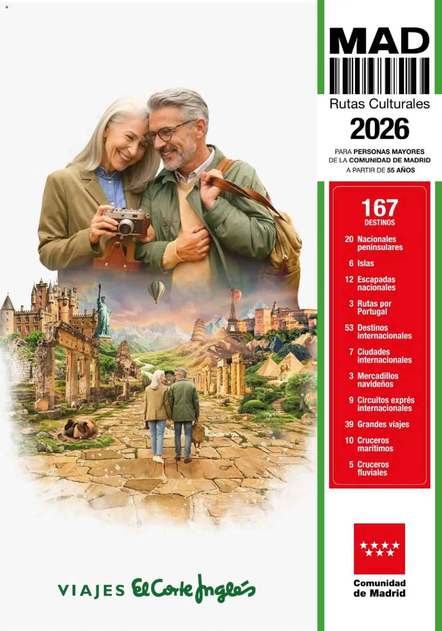 Viajes El Corte Inglés Rutas Culturales de la Comunidad de Madrid (01/04/2026 catalogue cover
