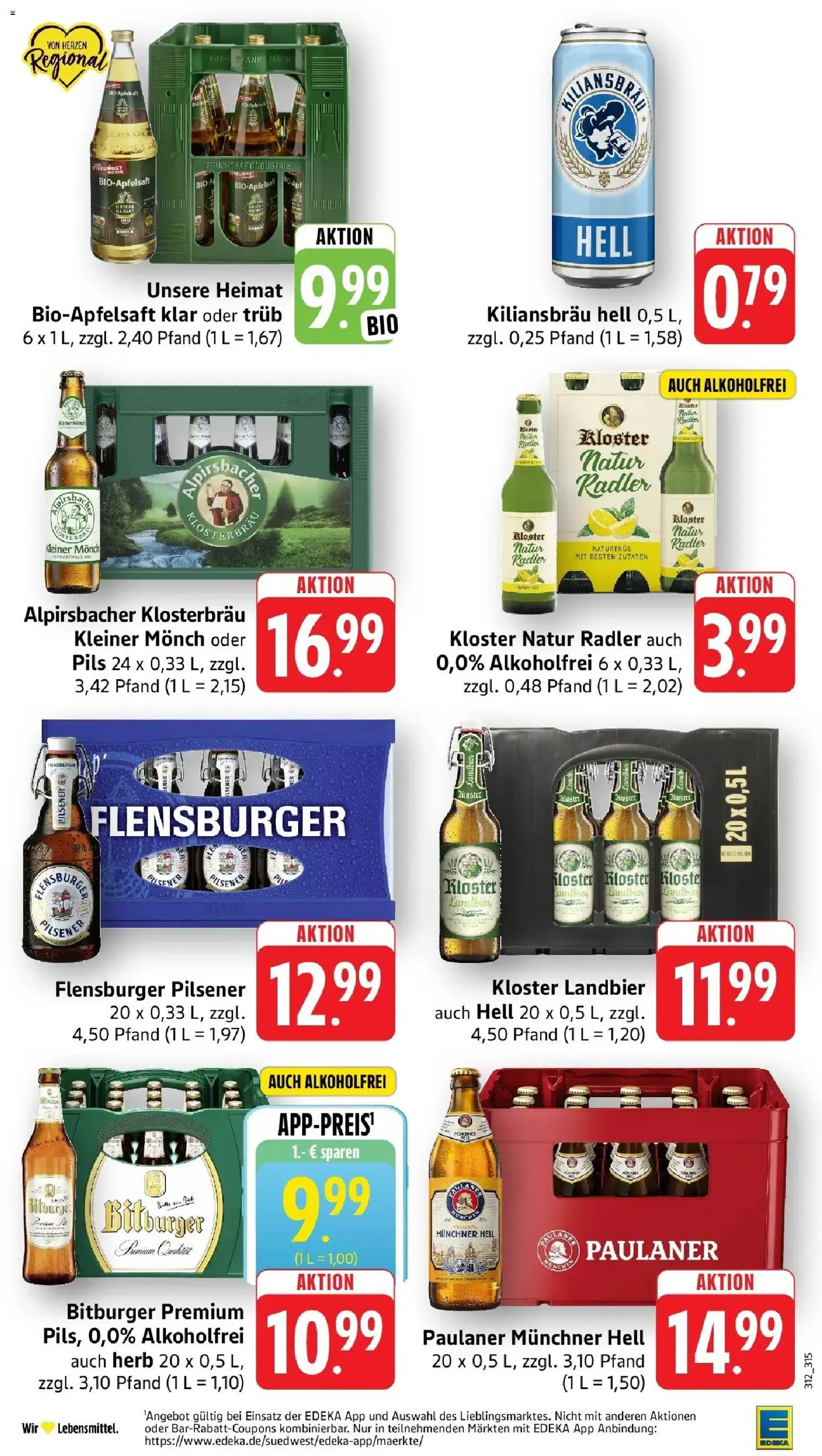 E center - E center: Wochenangebote – gültig ab 28.06.2026 | Seite: 33 | Produkte: Pils, Flensburger, Radler, Paulaner