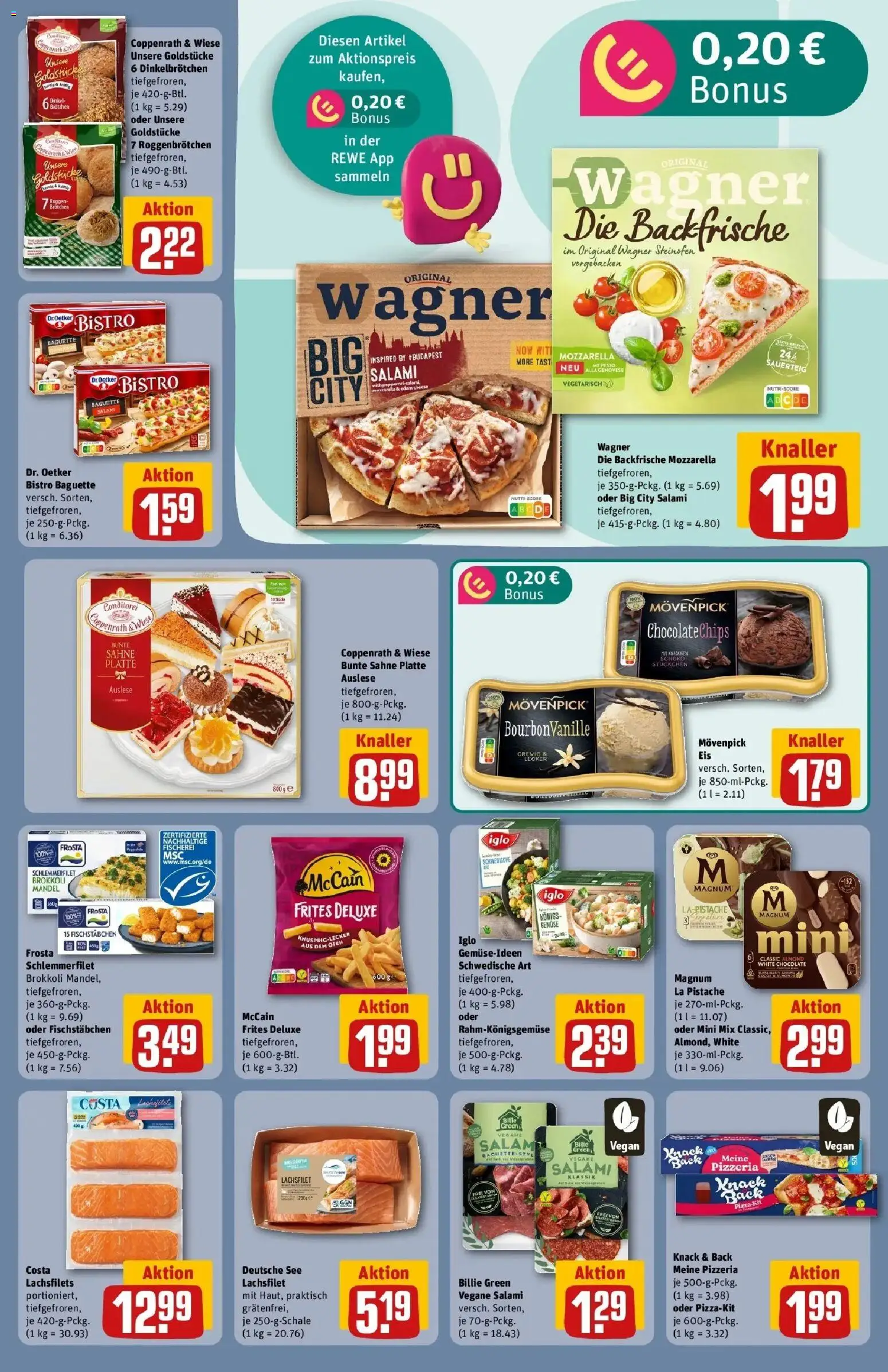 REWE Prospekt ab 28.09.2026 zum Blättern » Angebote | Seite: 27 | Produkte: Ofen, Iglo, Baguette, Frosta