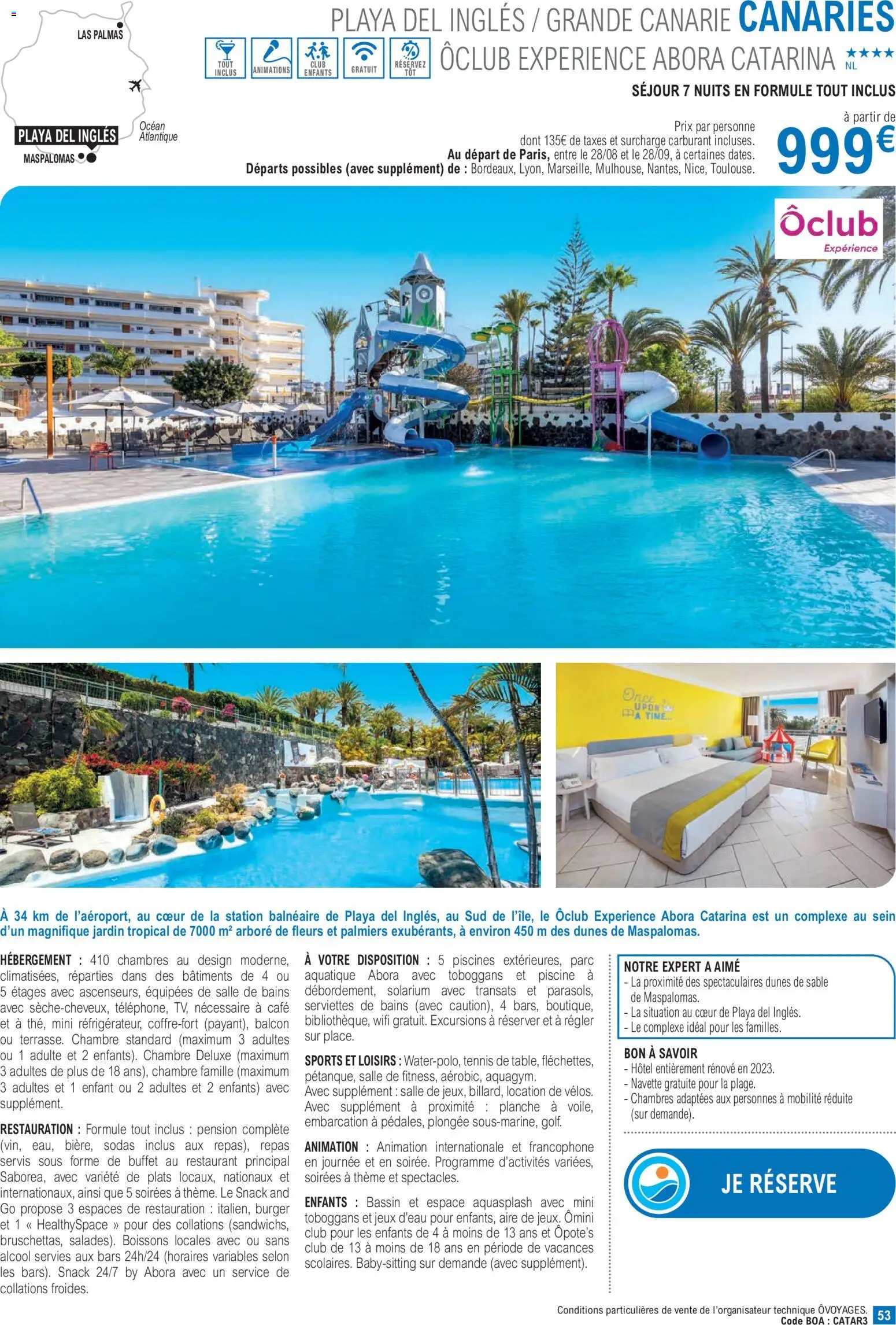 {H1} | Page: 53 | Produits: Buffet, Sable, Jeux, Serviettes