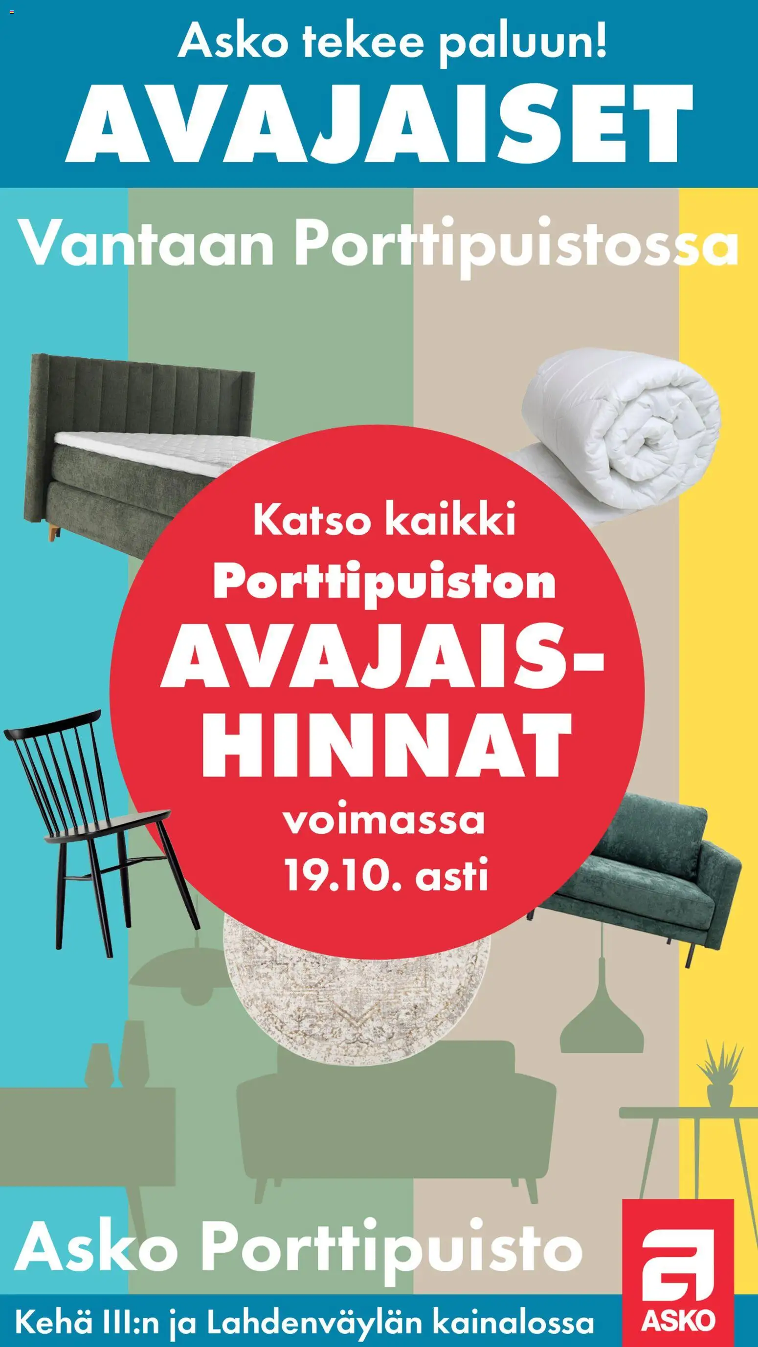 Asko tarjoukset Porttipuisto – voimassa 25/09/2026 alkaen | Sivu: 1