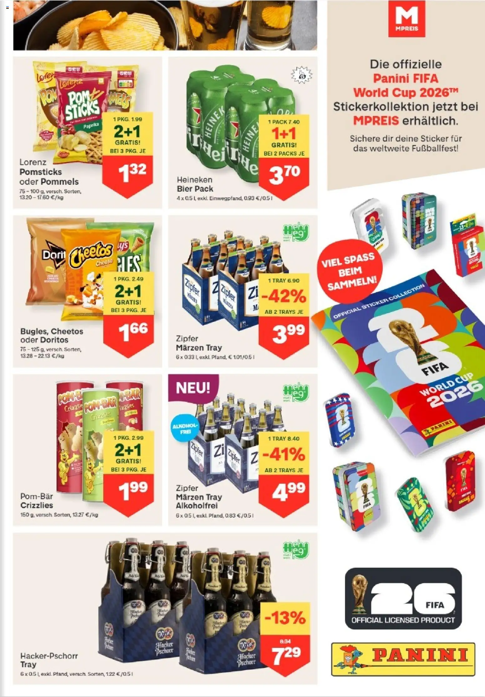 MPREIS Lenzing gültig ab 28.05.2026 | Seite: 9 | Produkte: Bier